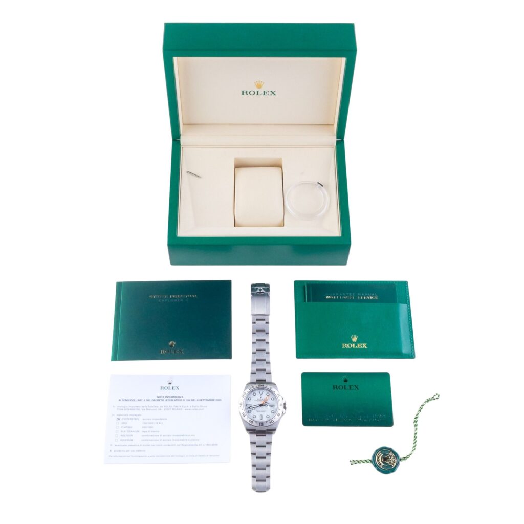 NEW Rolex Oyster Perpetual Explorer II White 226570 2025 (Vollständiger Satz) 15 2E0B4792 1CG 3M Langedyk Vintage Watches