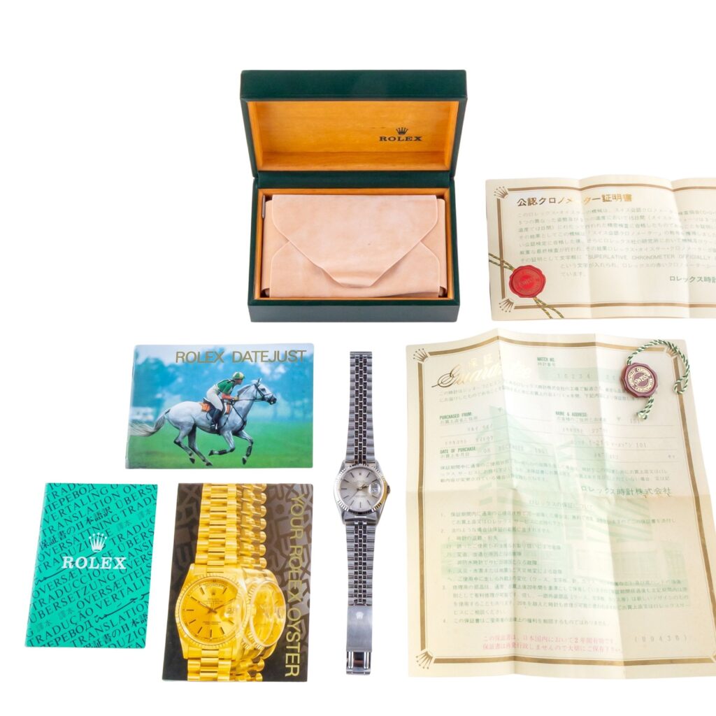 Rolex Oyster Perpetual Datejust Silver 16234 1990 (Full Set) 15 2E0B4795 1CG 3M