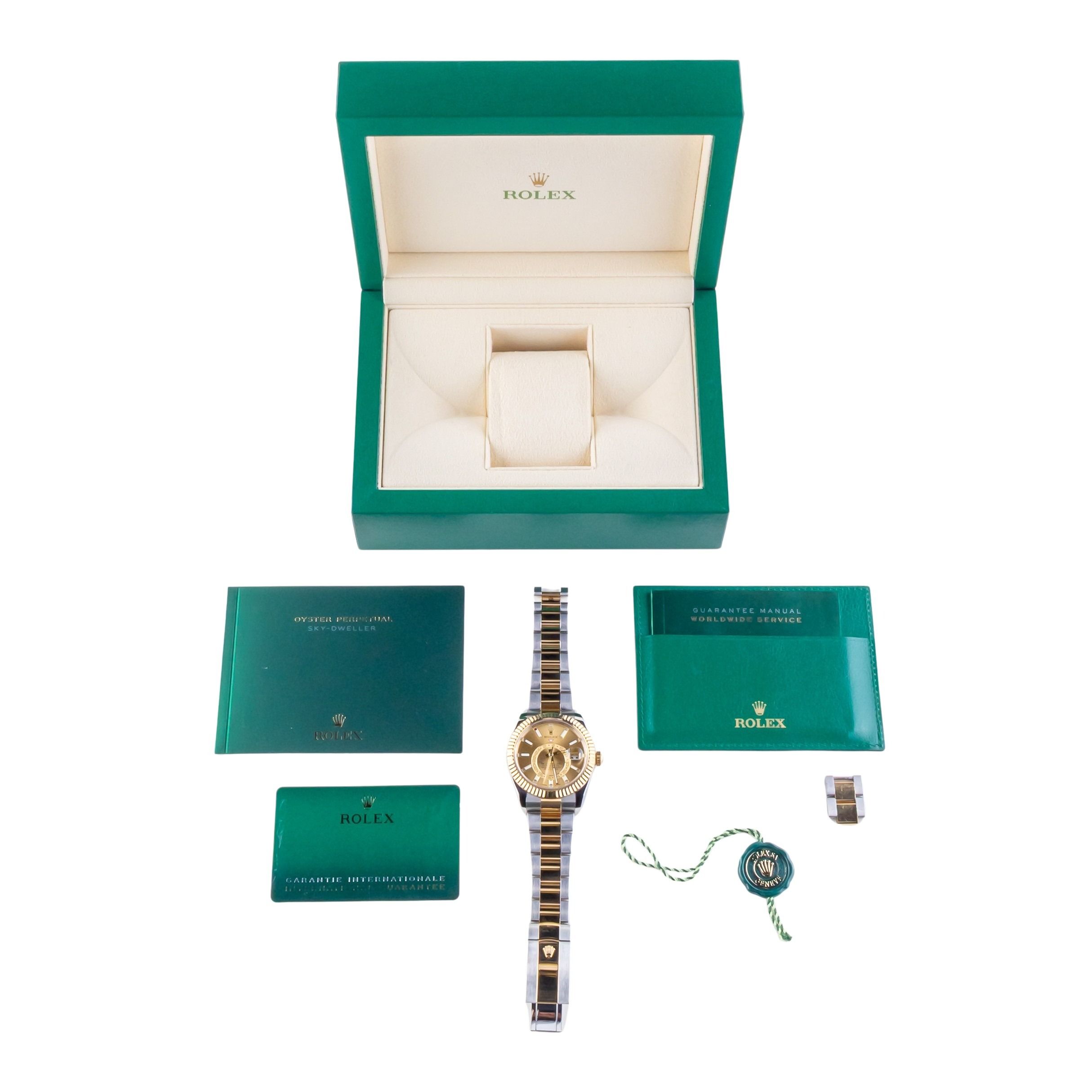 Rolex Sky-Dweller Champagne 326933 2022 (Vollständiger Satz) 8 Rolex Sky-Dweller Champagne 326933 2022 (Vollständiger Satz) – Bild 8