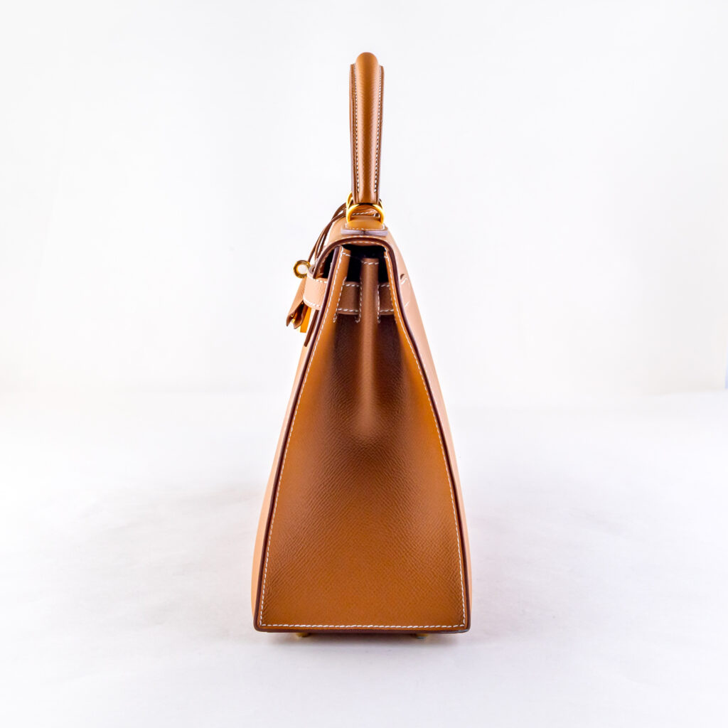 Hermes Kelly 28 Epsom Gold 2023 Full Set 15 2E0B4846 1CG 3M Langedyk Vintage Watches