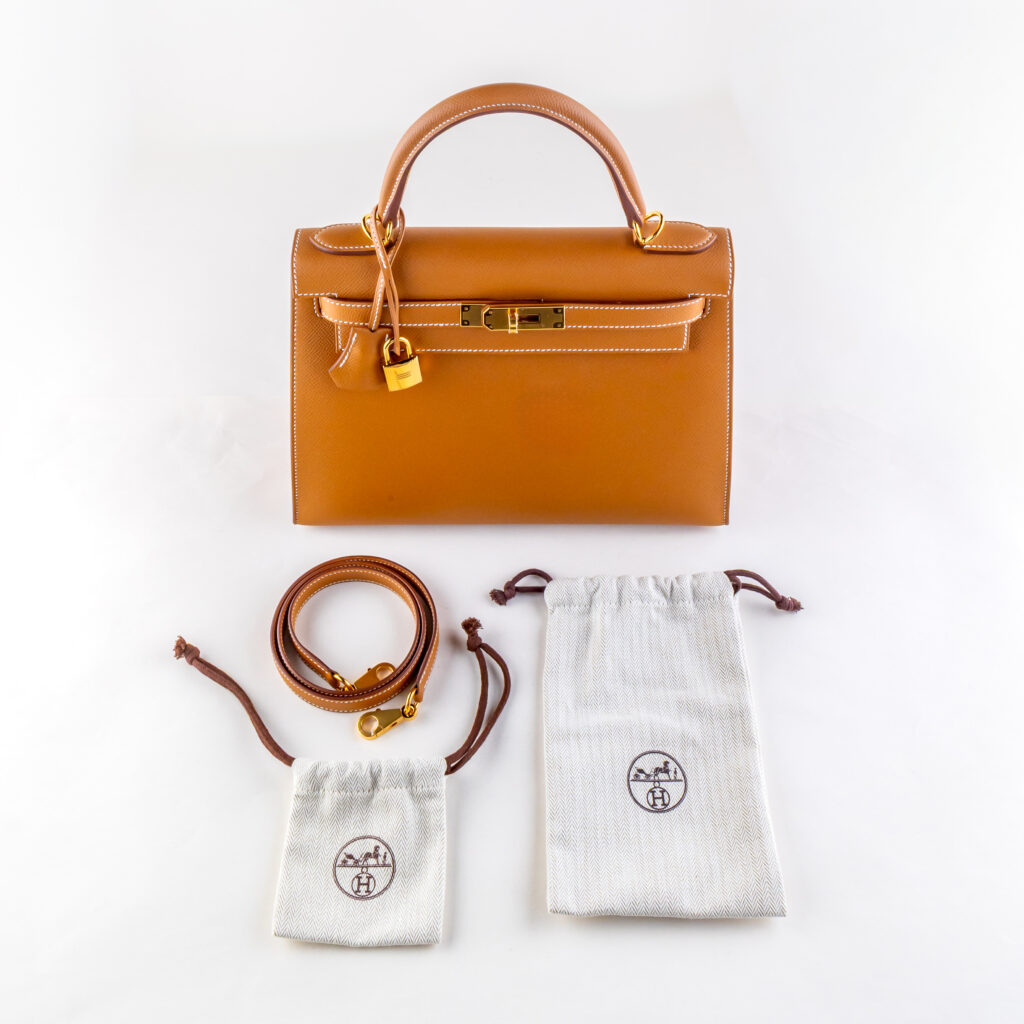 Hermes Kelly 28 Epsom Gold 2023 Full Set 19 Hermes Kelly 28