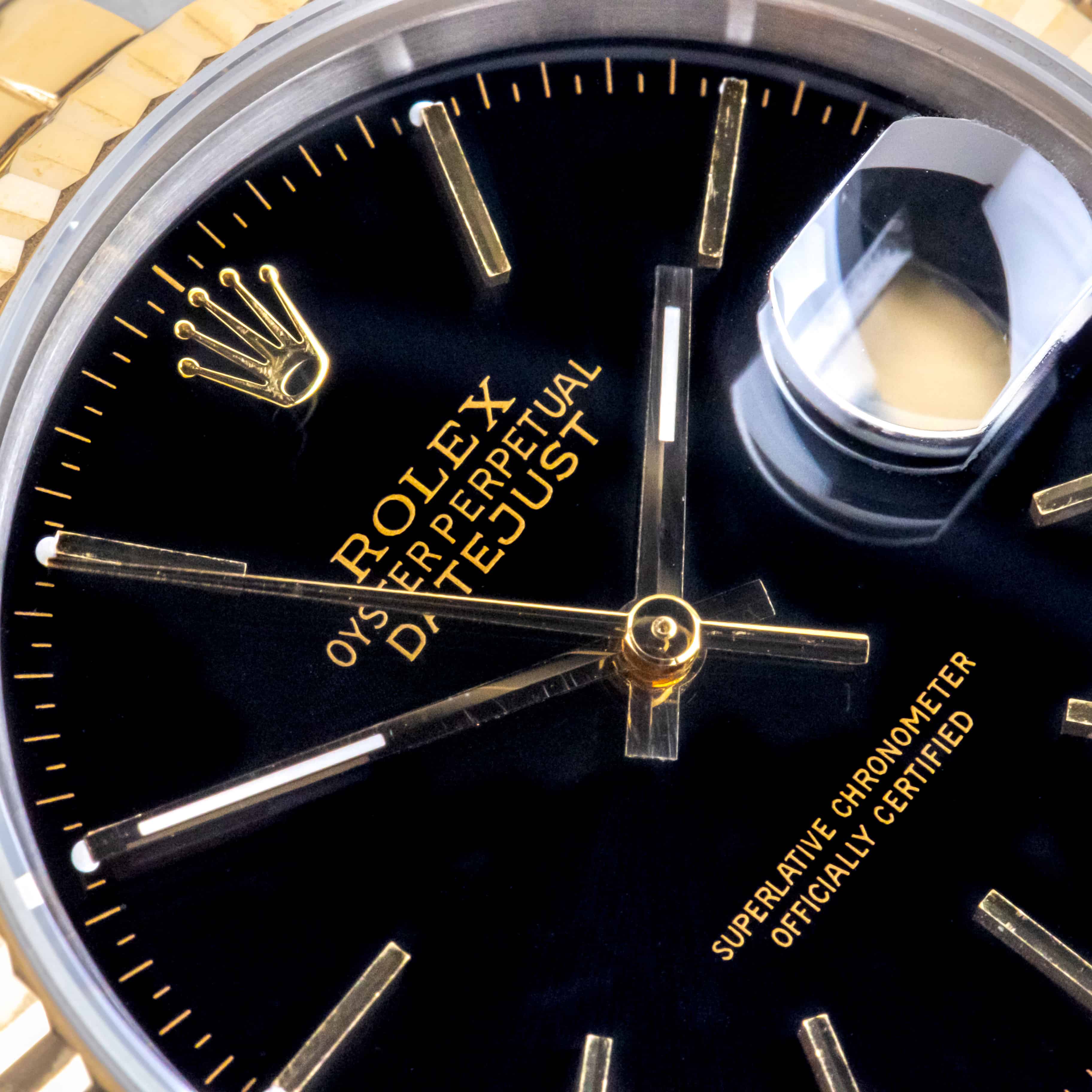 Rolex Oyster Perpetual Datejust Black 16233 1991 (Vollständiger Satz) 2 Rolex Oyster Perpetual Datejust Black 16233 1991 (Vollständiger Satz) – Bild 2