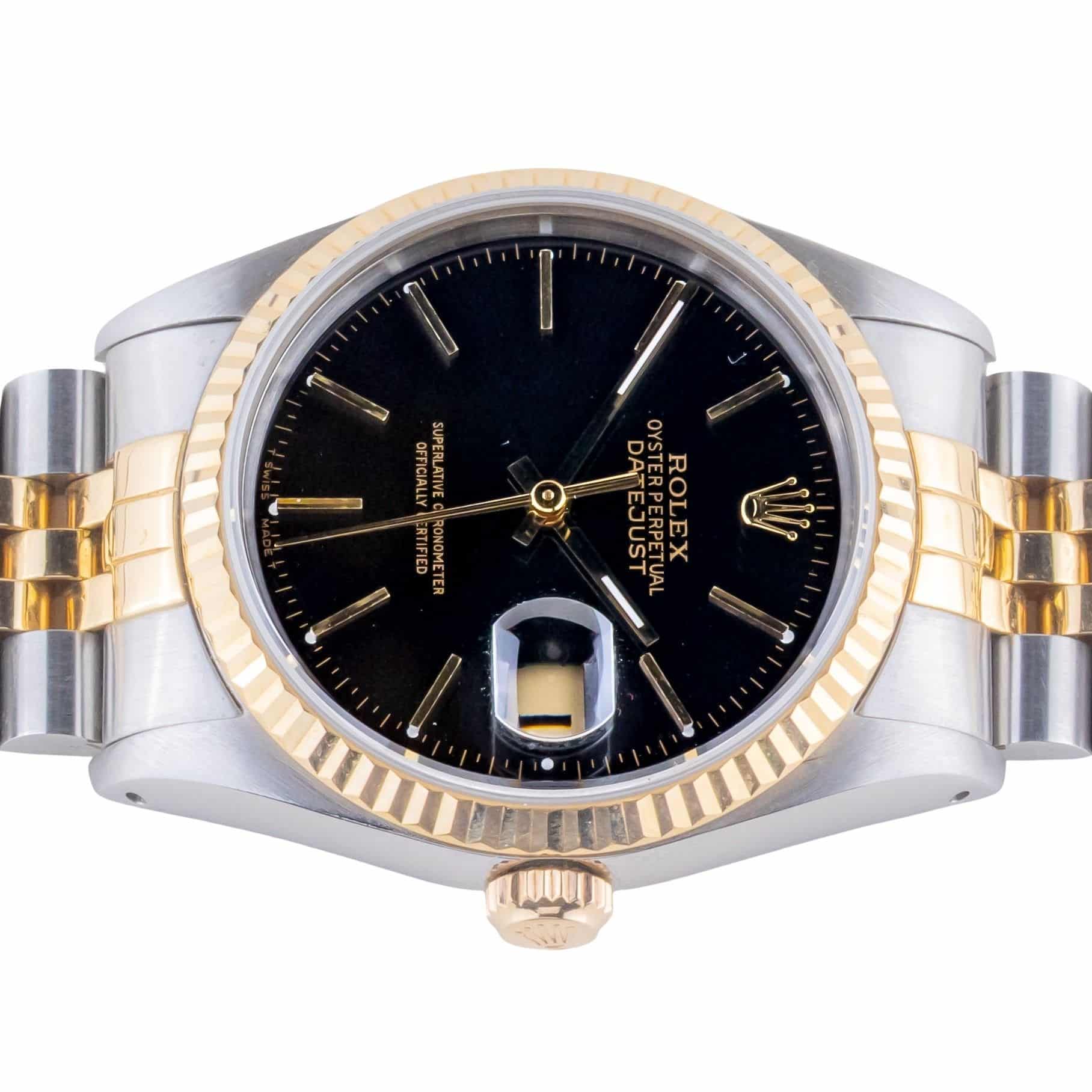 Rolex Oyster Perpetual Datejust Black 16233 1991 (Vollständiger Satz) 6 Rolex Oyster Perpetual Datejust Black 16233 1991 (Vollständiger Satz) – Bild 6