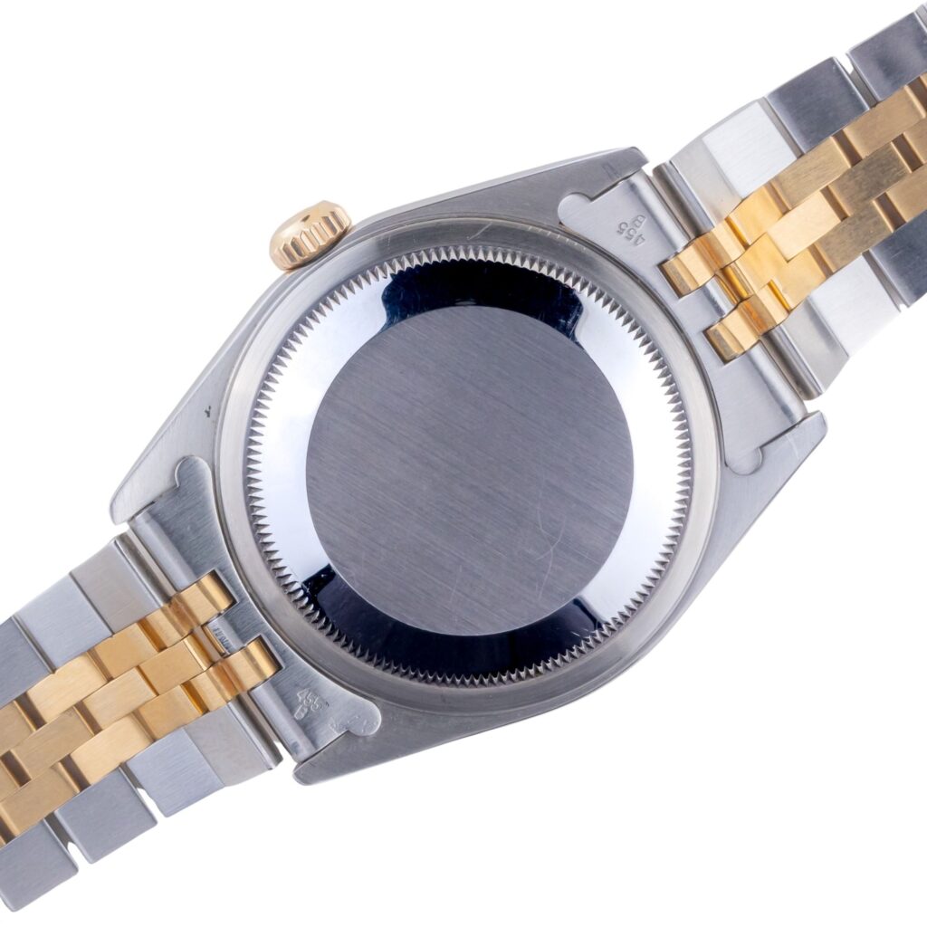 Rolex Oyster Perpetual Datejust Black 16233 1991 (Vollständiger Satz) 11 2E0B5325 1CG 3M Langedyk Vintage Watches