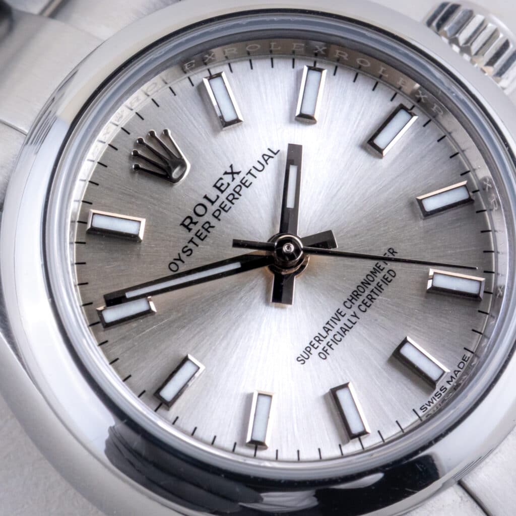 Alternative view of Rolex Oyster Perpetual Silver 276200 2018 (Vollständiger Satz)