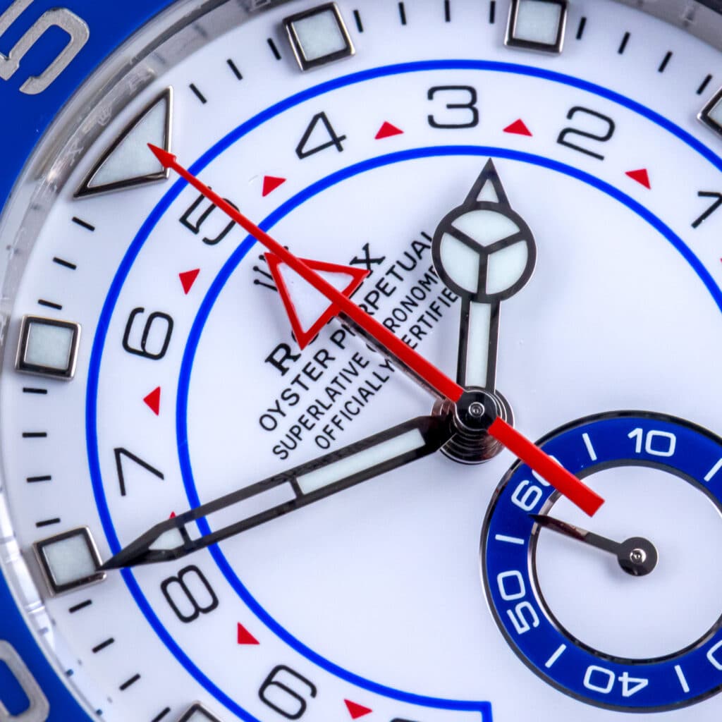 Alternative view of Rolex Oyster Perpetual Yacht Master II White 116680 2018 (Volledige Set)