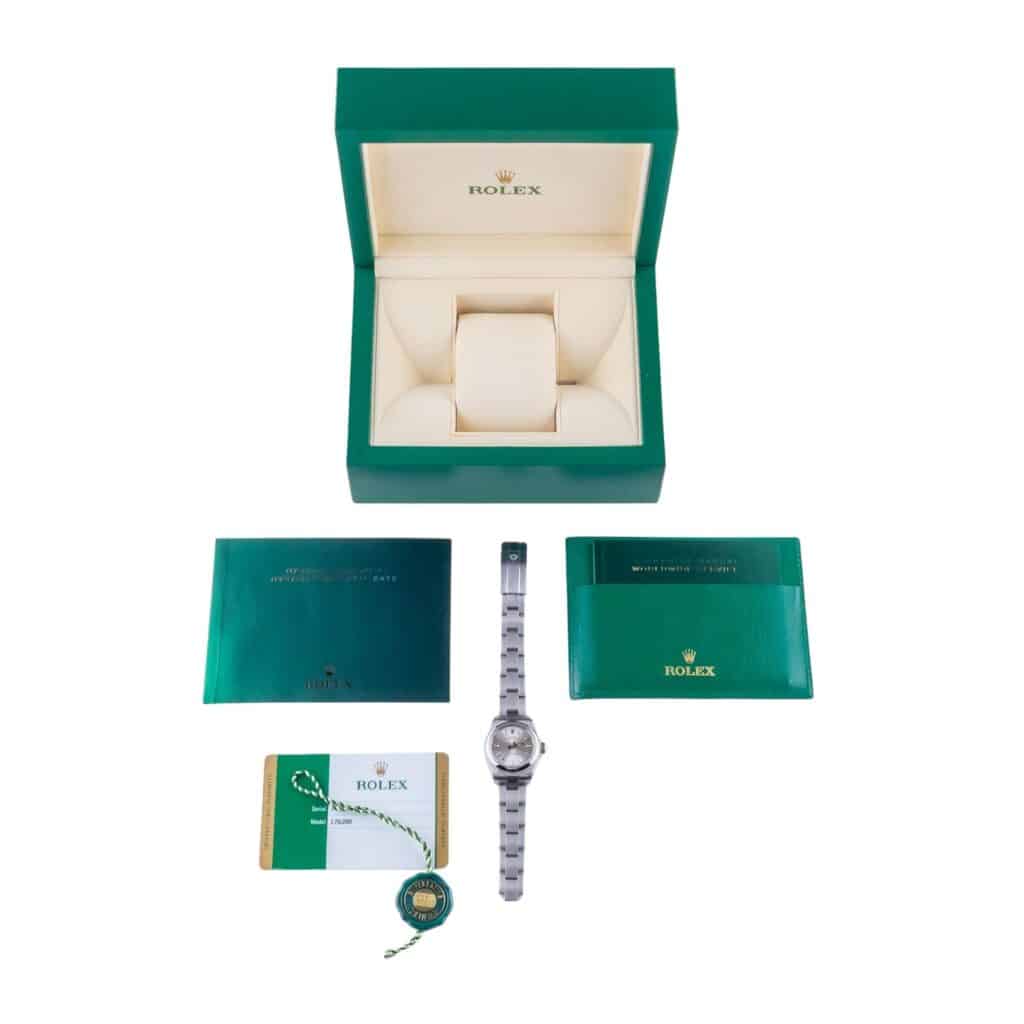 Rolex Oyster Perpetual Silver 276200 2018 (Vollständiger Satz) 15 2E0B5553 1CG 3M Langedyk Vintage Watches