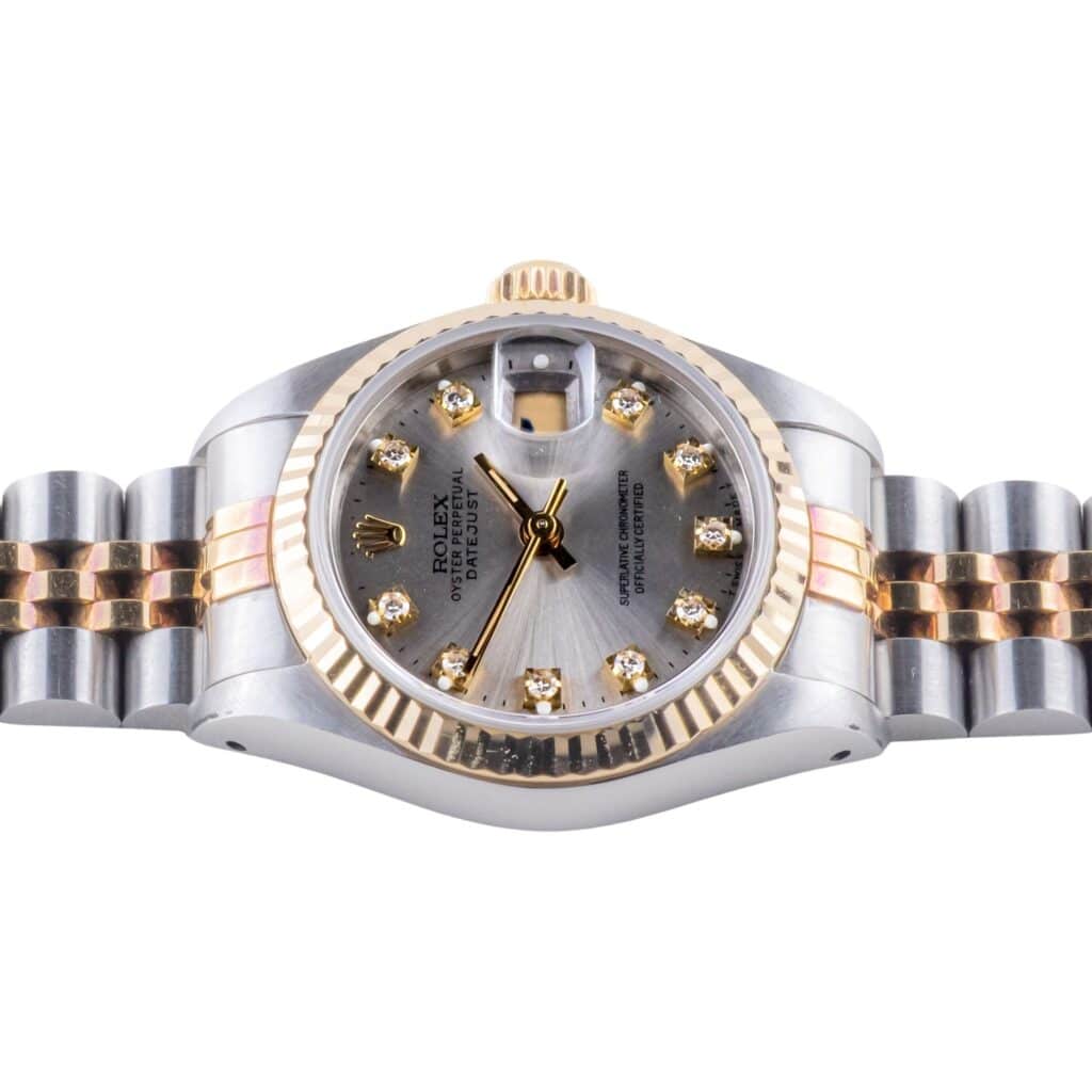 Rolex Lady-Datejust Silver Diamond 69173 1987 (Vollständiger Satz) 13 rolex-lady-datejust-69173-153