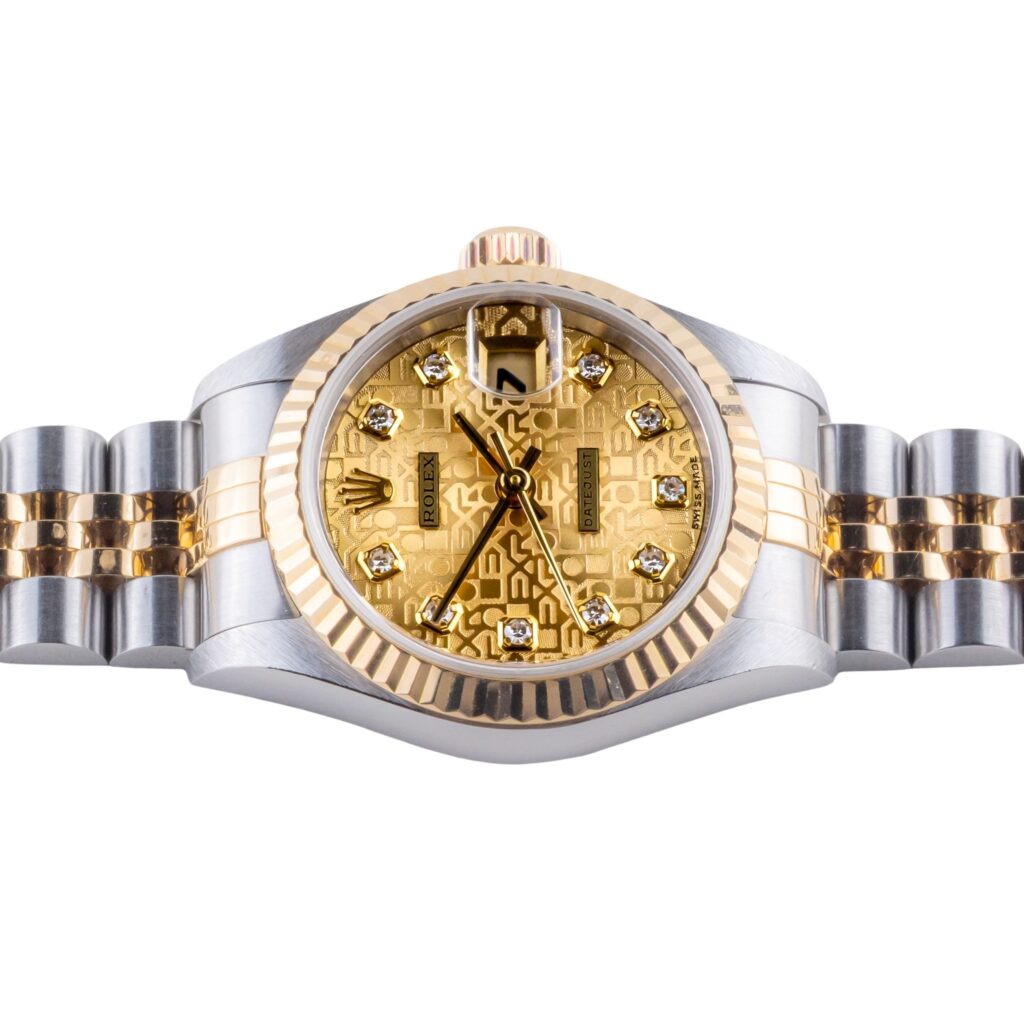 Rolex Lady-Datejust Champagne Logo Diamond 69173 1997 (Vollständiger Satz) 12 rolex-lady-datejust-69173-101