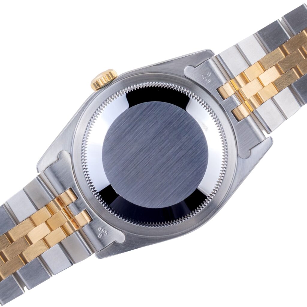 Rolex Oyster Perpetual Datejust Champagne Linen 16233 1991 (Vollständiger Satz) 11 2E0B5958 1CG 3M Langedyk Vintage Watches