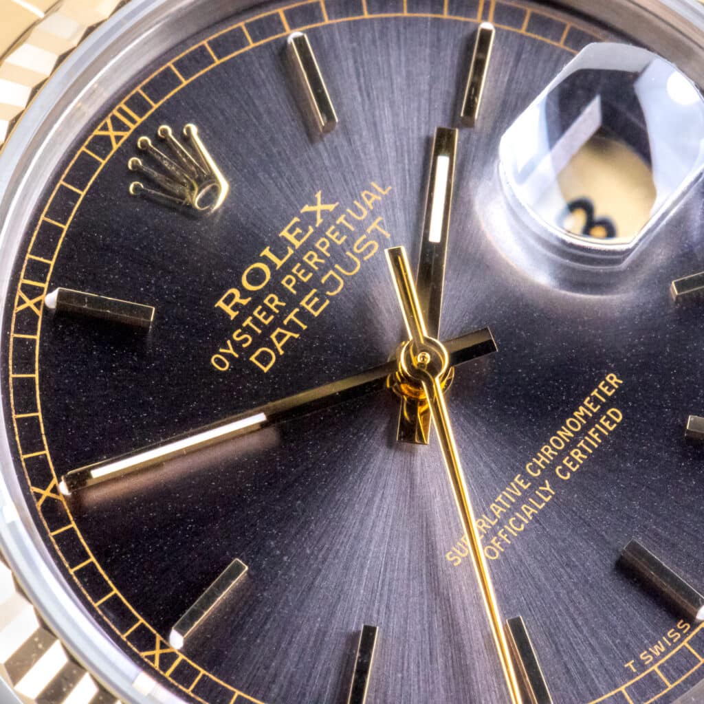 Alternative view of Rolex Oyster Perpetual Datejust Grey 16233 1993 (Volledige Set)