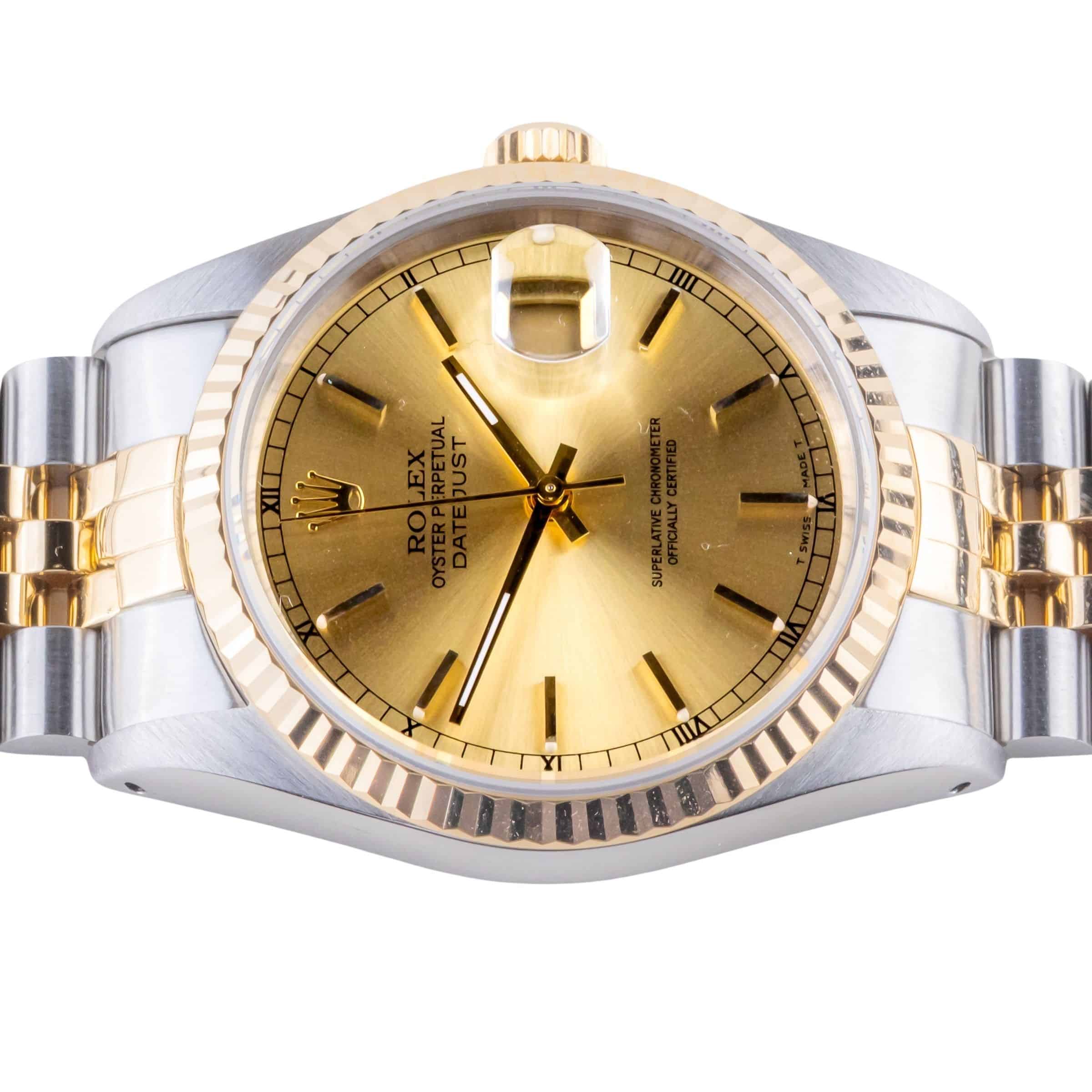 Rolex Oyster Perpetual Datejust Champagner 16233 1991 (Vollständiger Satz) 5 Rolex Oyster Perpetual Datejust Champagner 16233 1991 (Vollständiger Satz) – Bild 5