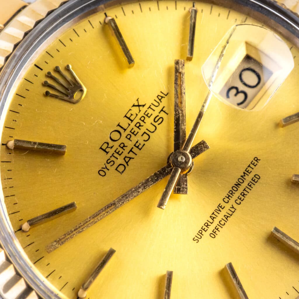 Alternative view of Rolex Oyster Perpetual Datejust Champagne 16013 1982