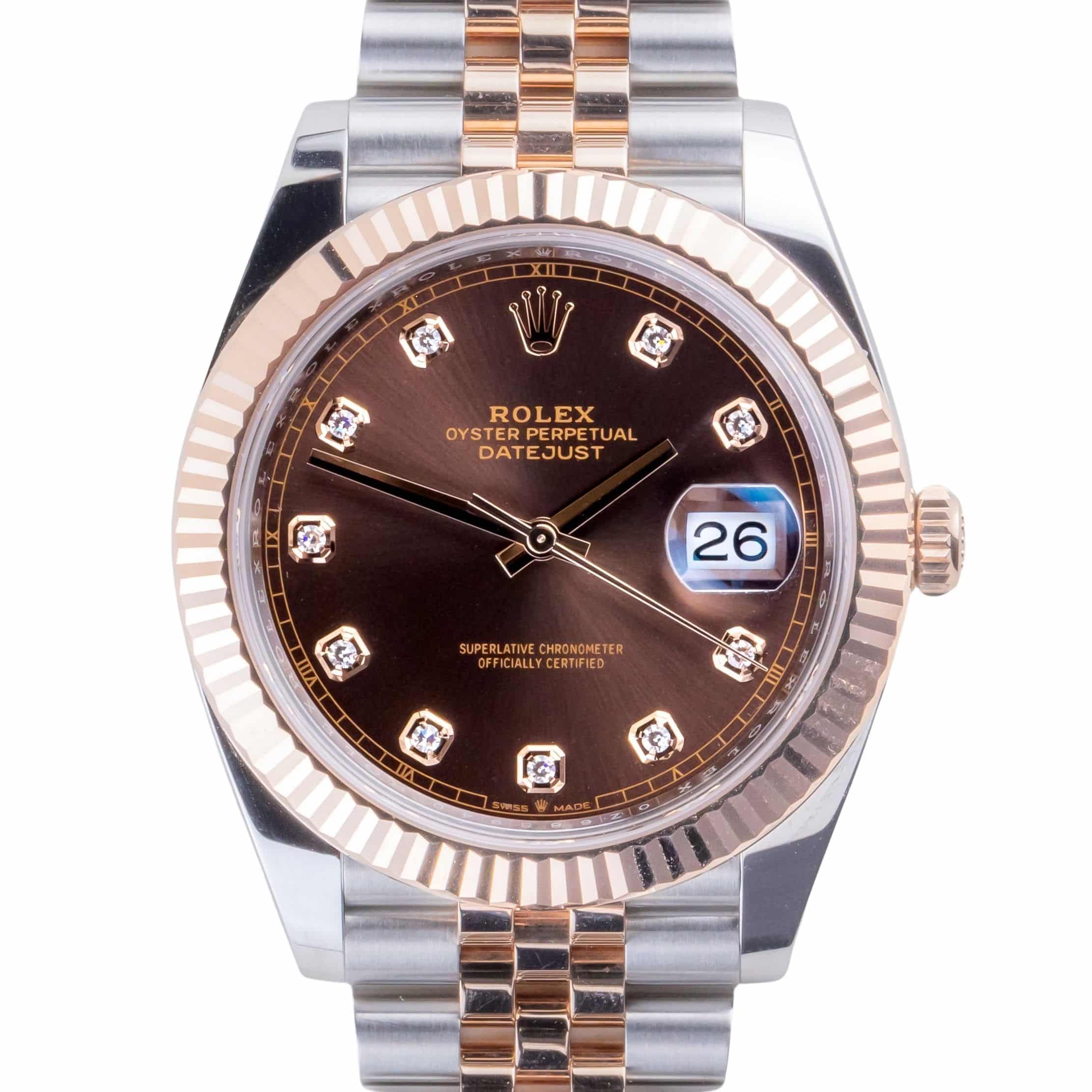 Rolex Oyster Perpetual Datejust Chocolate Diamond 126331 2023 (Vollständiger Satz) 3 Rolex Oyster Perpetual Datejust Chocolate Diamond 126331 2023 (Vollständiger Satz) – Bild 3