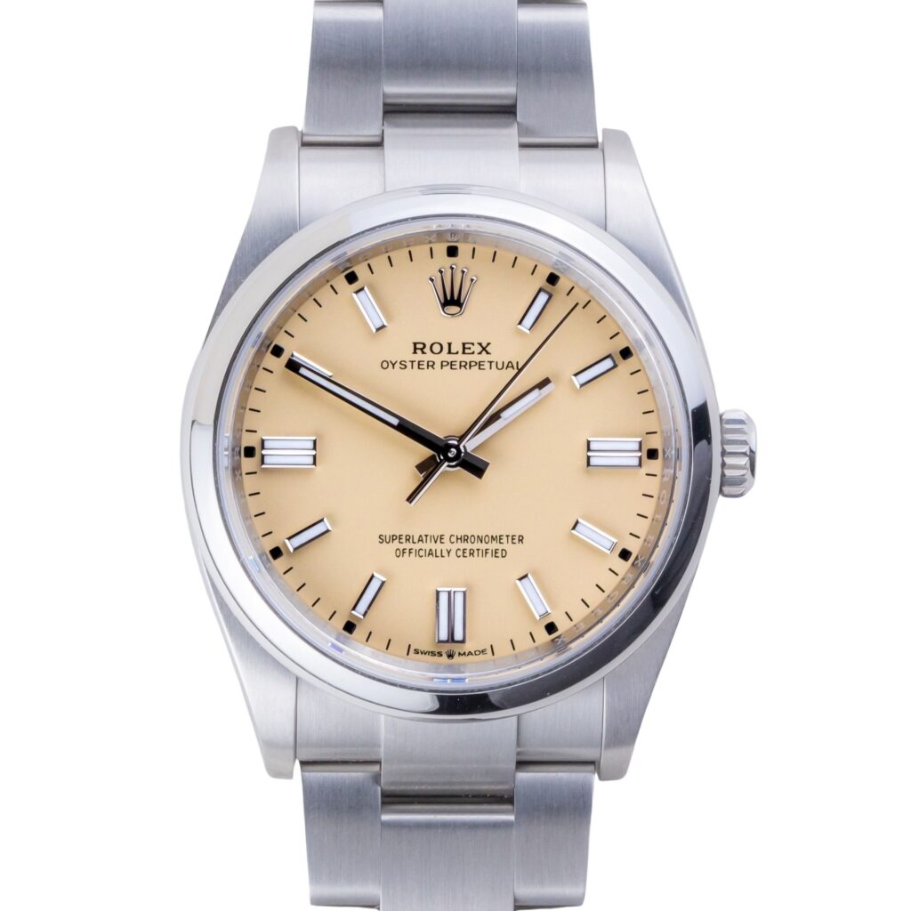NEW Rolex Oyster Perpetual Beige 126000 2026 (Full Set) 10 2E0B6391 1CG 3M