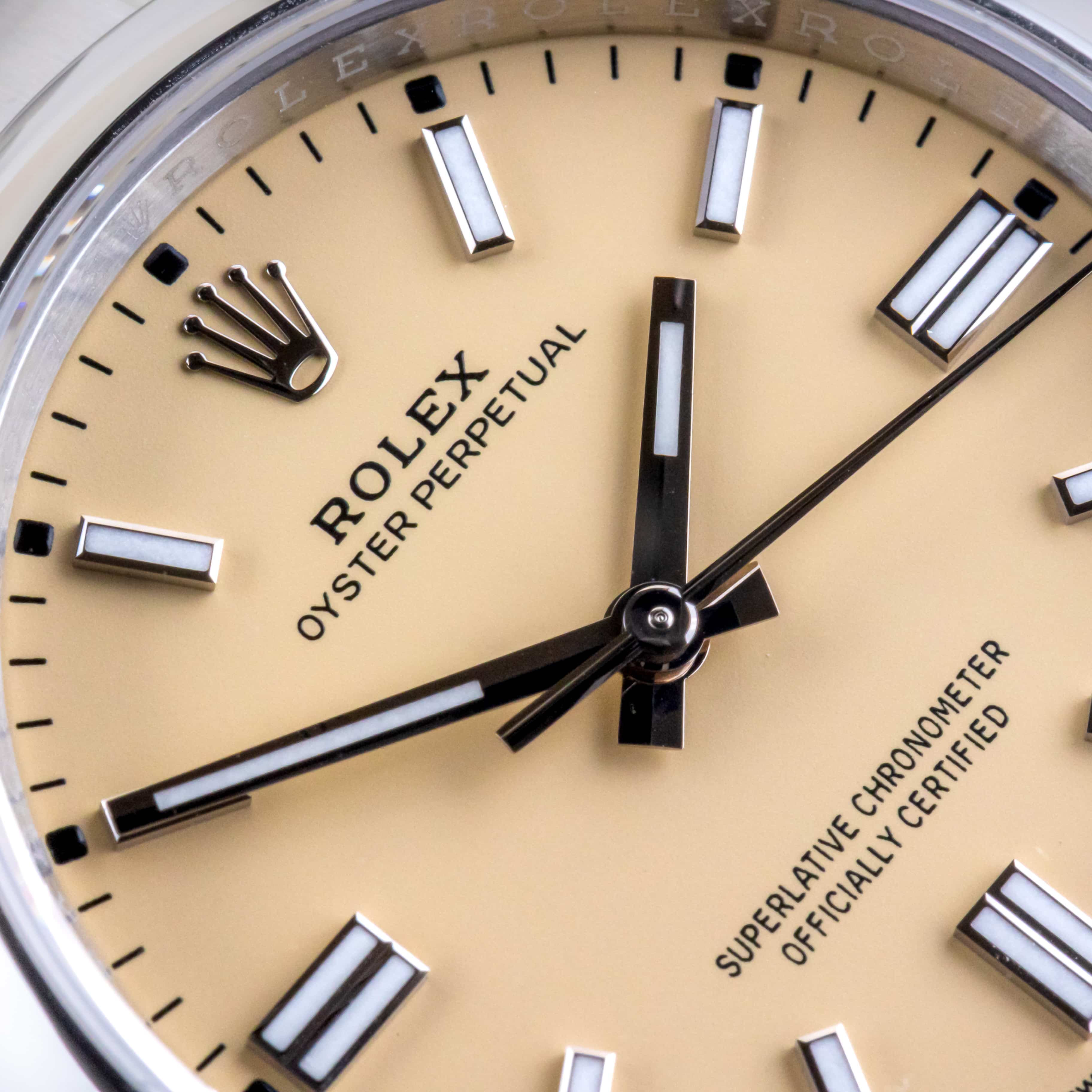 NEW Rolex Oyster Perpetual Beige 126000 2026 (Full Set) 2 2E0B6393 1CG 3M