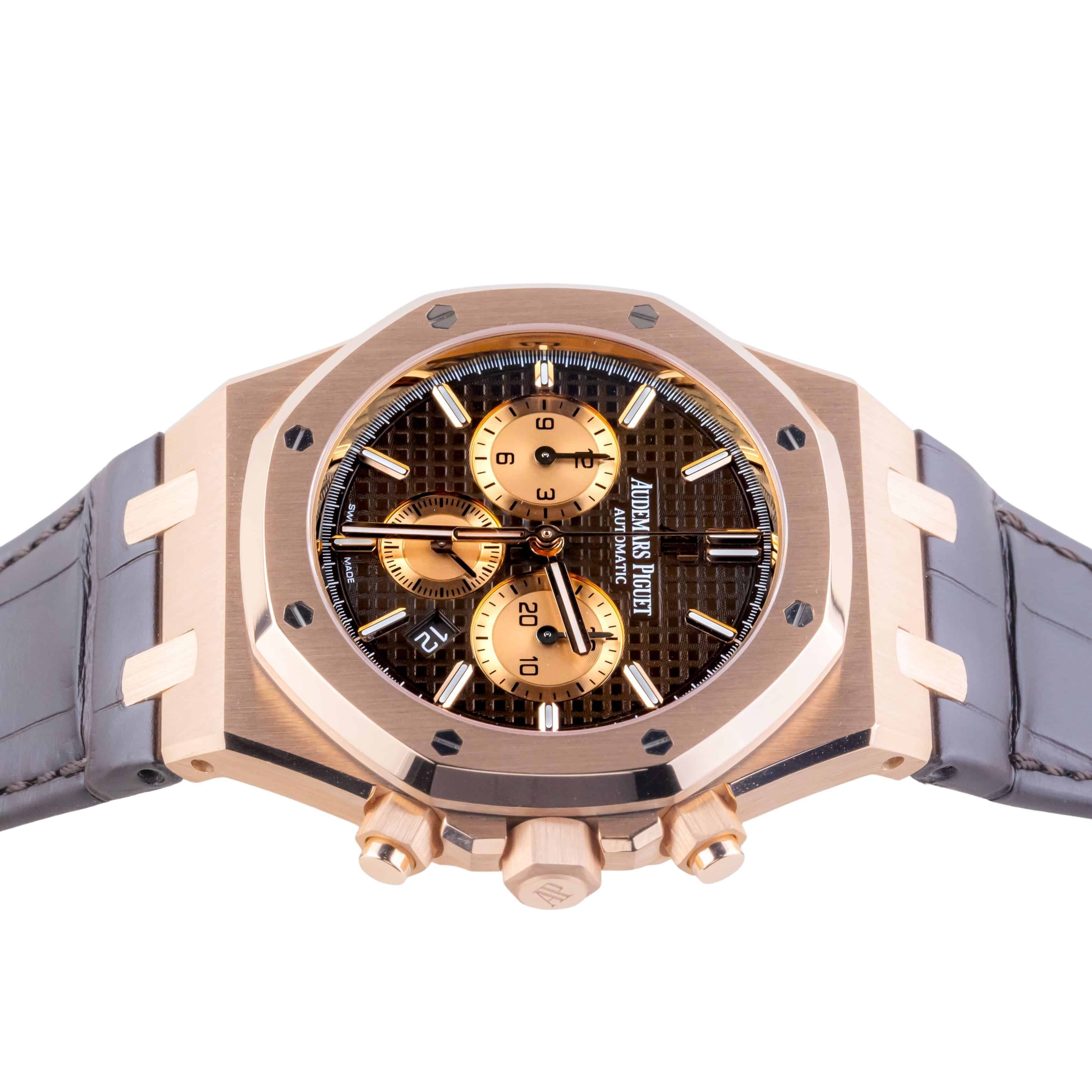 Audemars Piguet Royal Oak Chocolate 26331OR 2017 (Volledige Set) 6 Audemars Piguet Royal Oak Chocolate 26331OR 2017 (Volledige Set) - Afbeelding 6