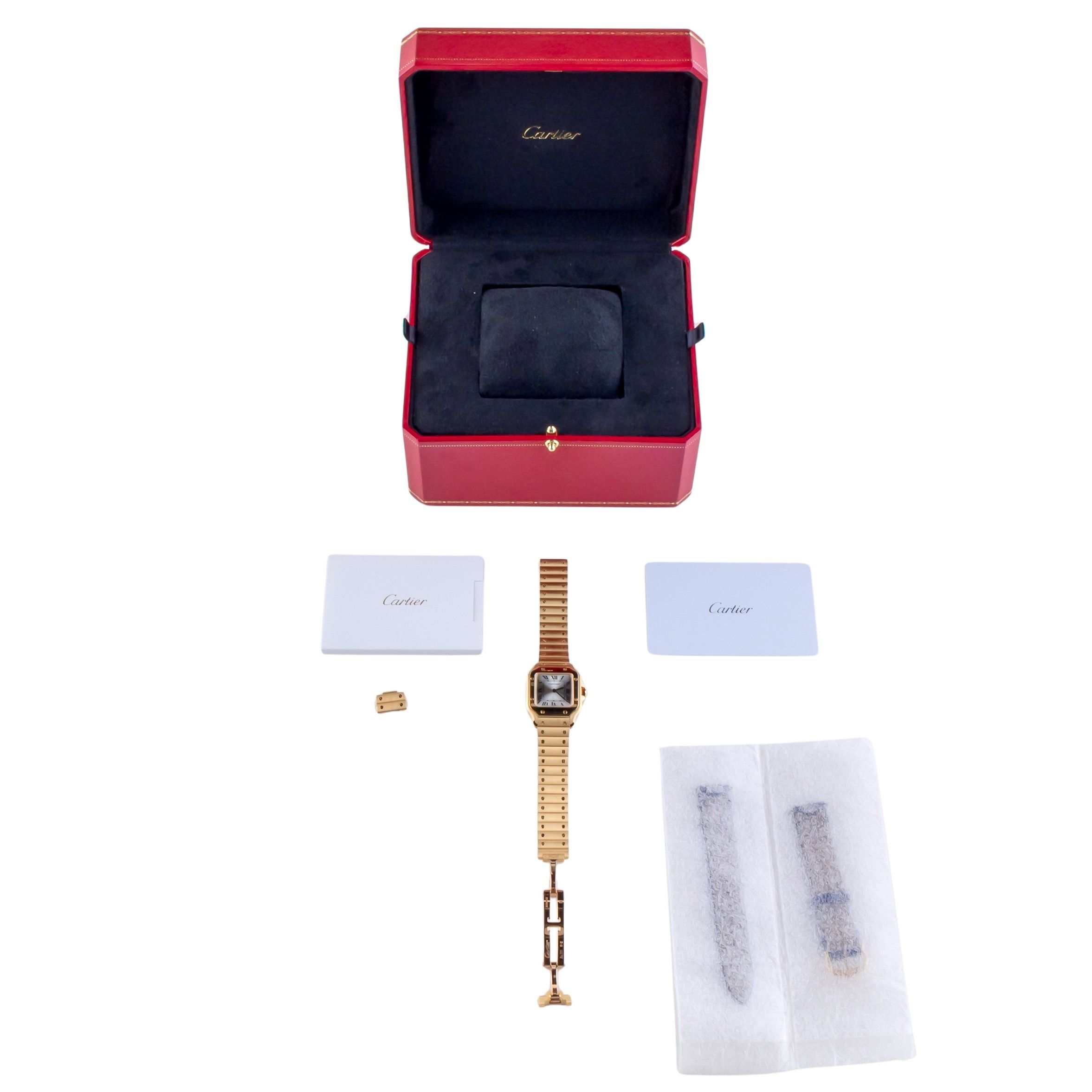 NEW Cartier Santos White Roman WGSA0107 2025 (volledige set) 8 NEW Cartier Santos White Roman WGSA0107 2025 (volledige set) - Afbeelding 8