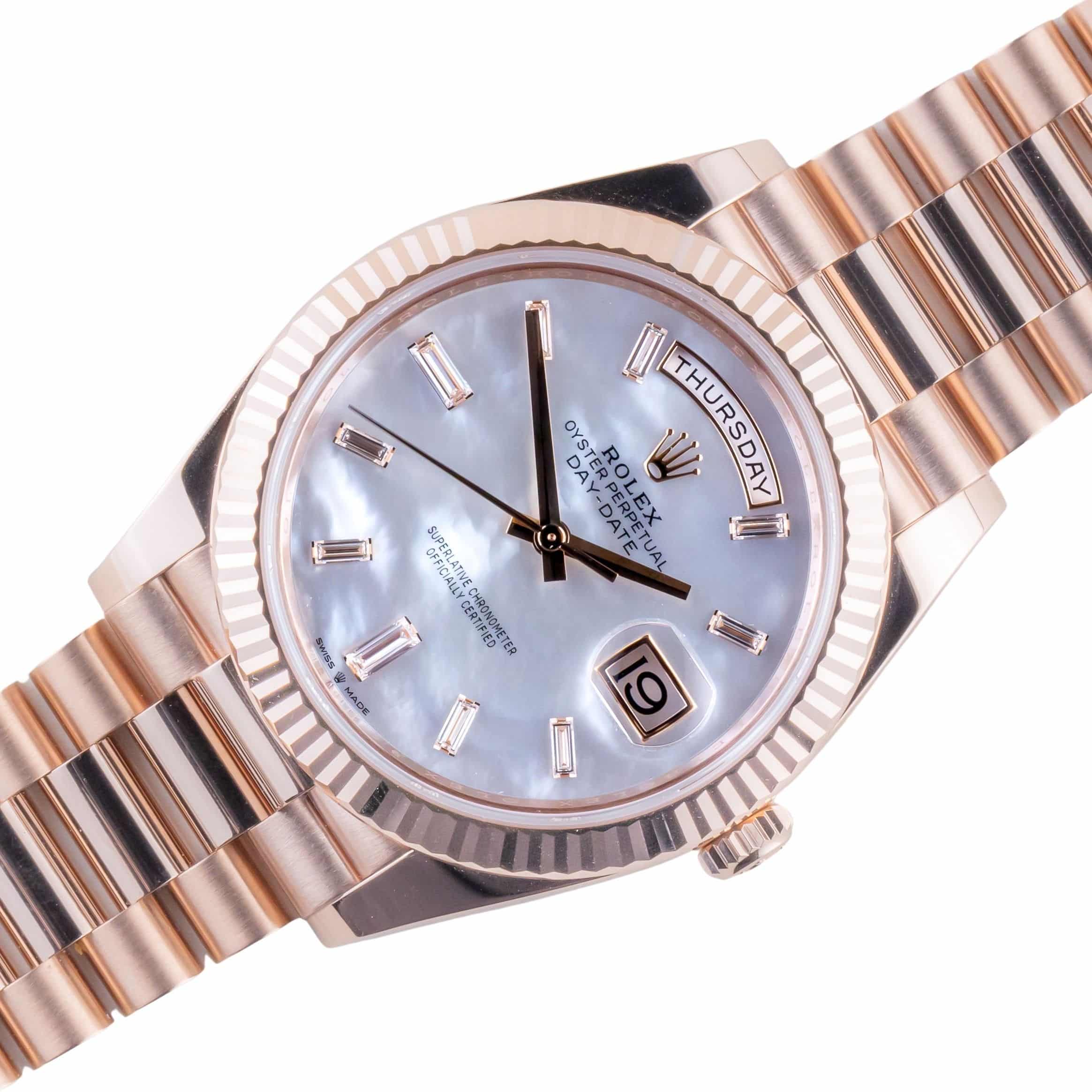 NEW Rolex Day-Date 40 MOP Baguette 228235 2026 (Full Set) 1 rolex-day-date-228235-14