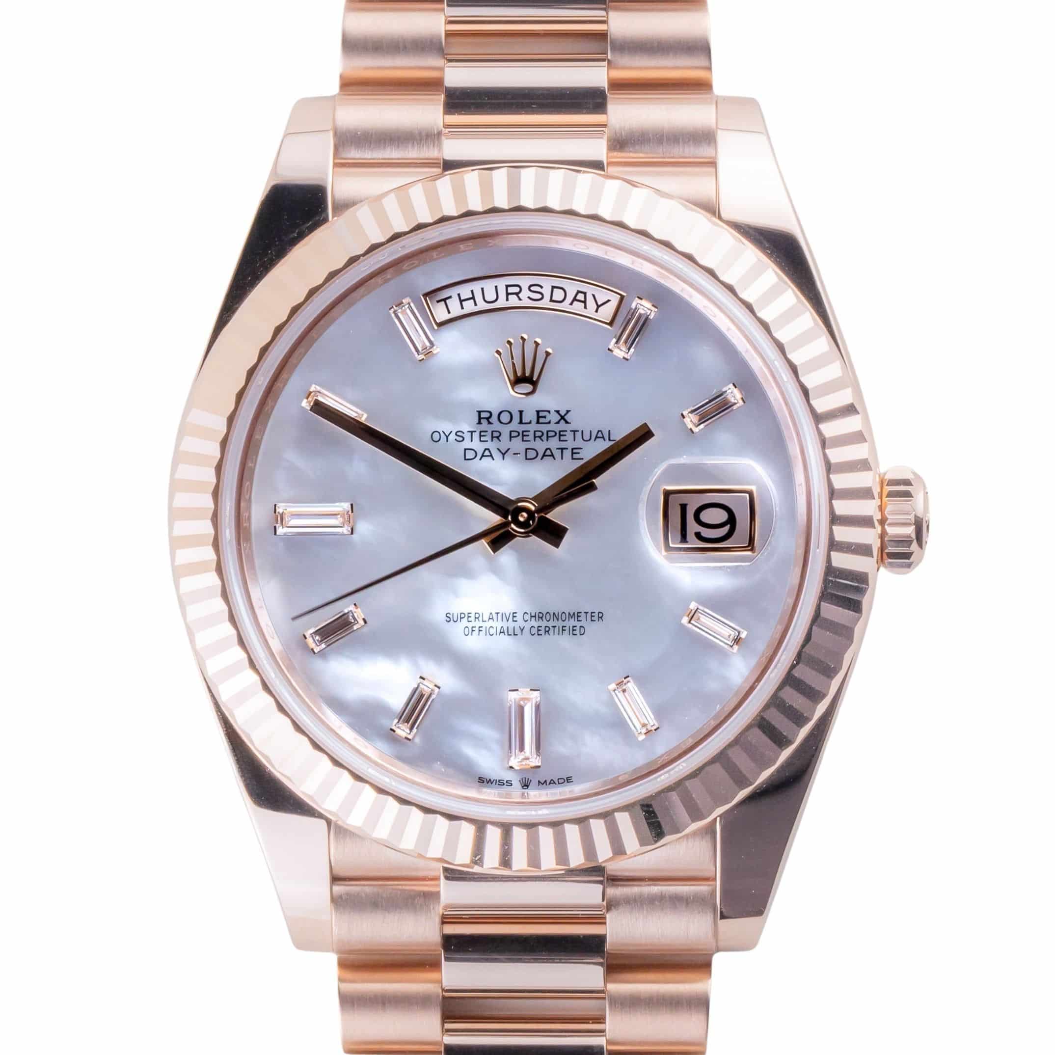 NEW Rolex Day-Date 40 MOP Baguette 228235 2026 (Full Set) 3 rolex-day-date-228235-14