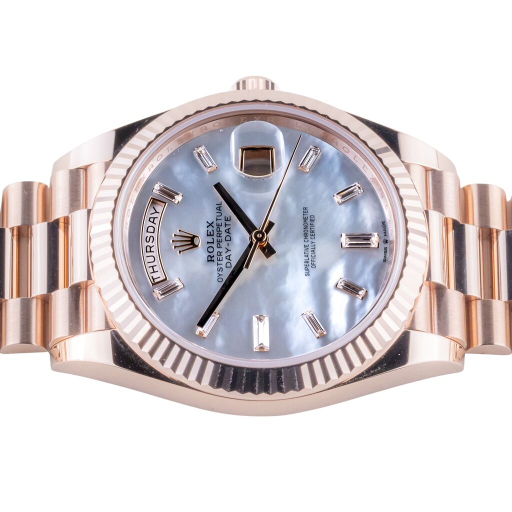 NEW Rolex Day-Date 40 MOP Baguette 228235 2026 (Full Set) 13 rolex-day-date-228235-14