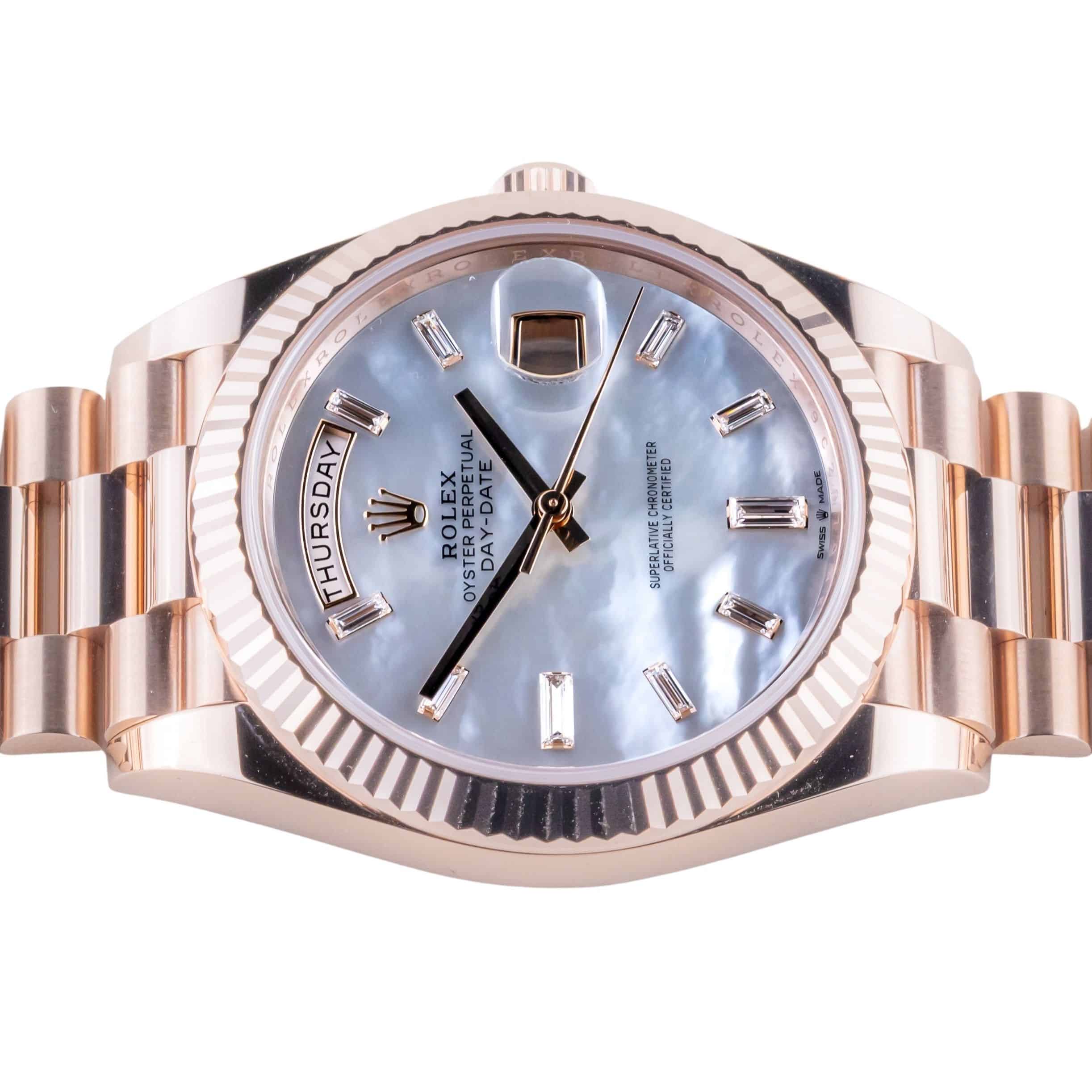 NEW Rolex Day-Date 40 MOP Baguette 228235 2026 (Full Set) 6 rolex-day-date-228235-14