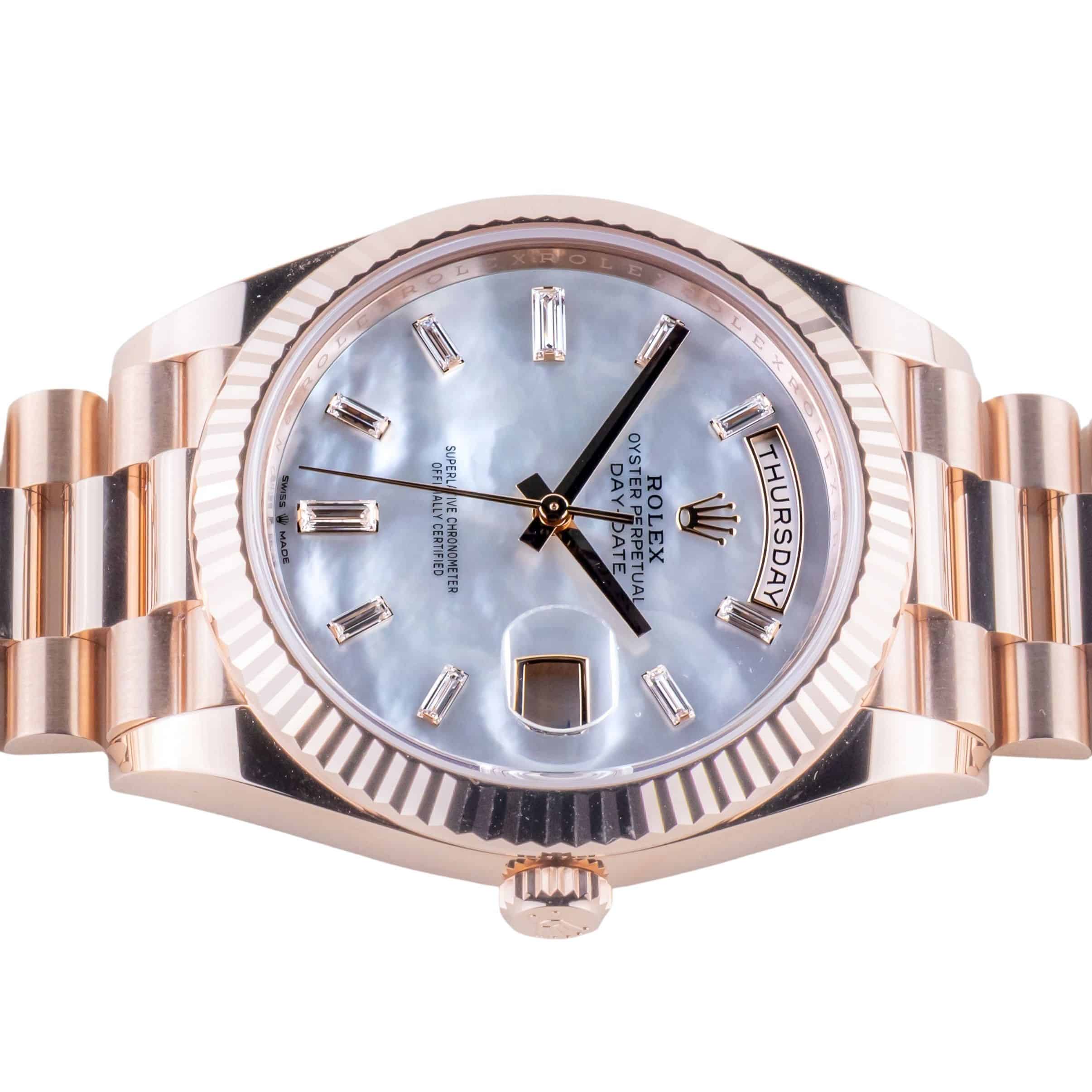 NEW Rolex Day-Date 40 MOP Baguette 228235 2026 (Full Set) 5 rolex-day-date-228235-14