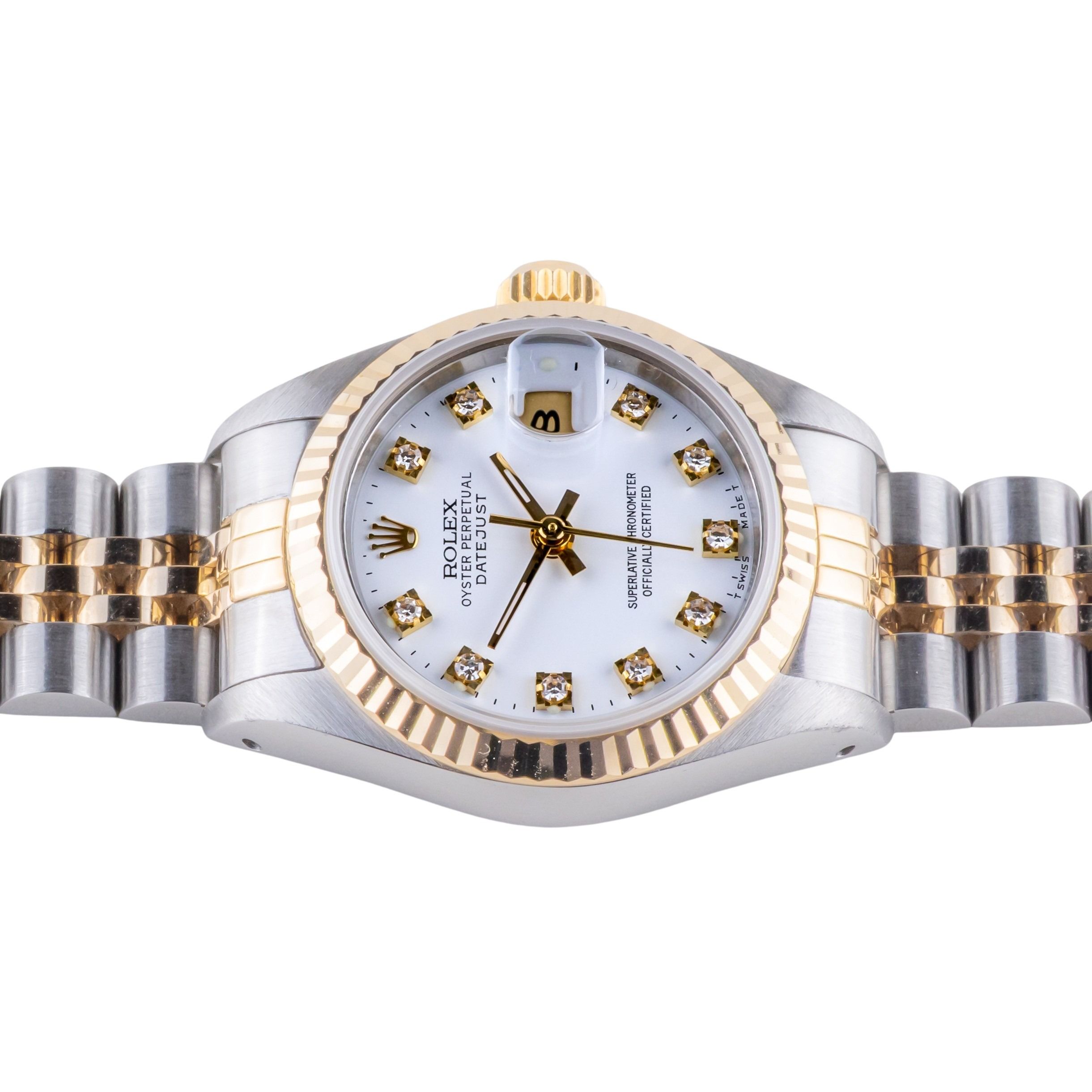 Rolex Lady-Datejust White Diamond 69173 1987 (Volledige Set) 5 Rolex Lady-Datejust White Diamond 69173 1987 (Volledige Set) - Afbeelding 5