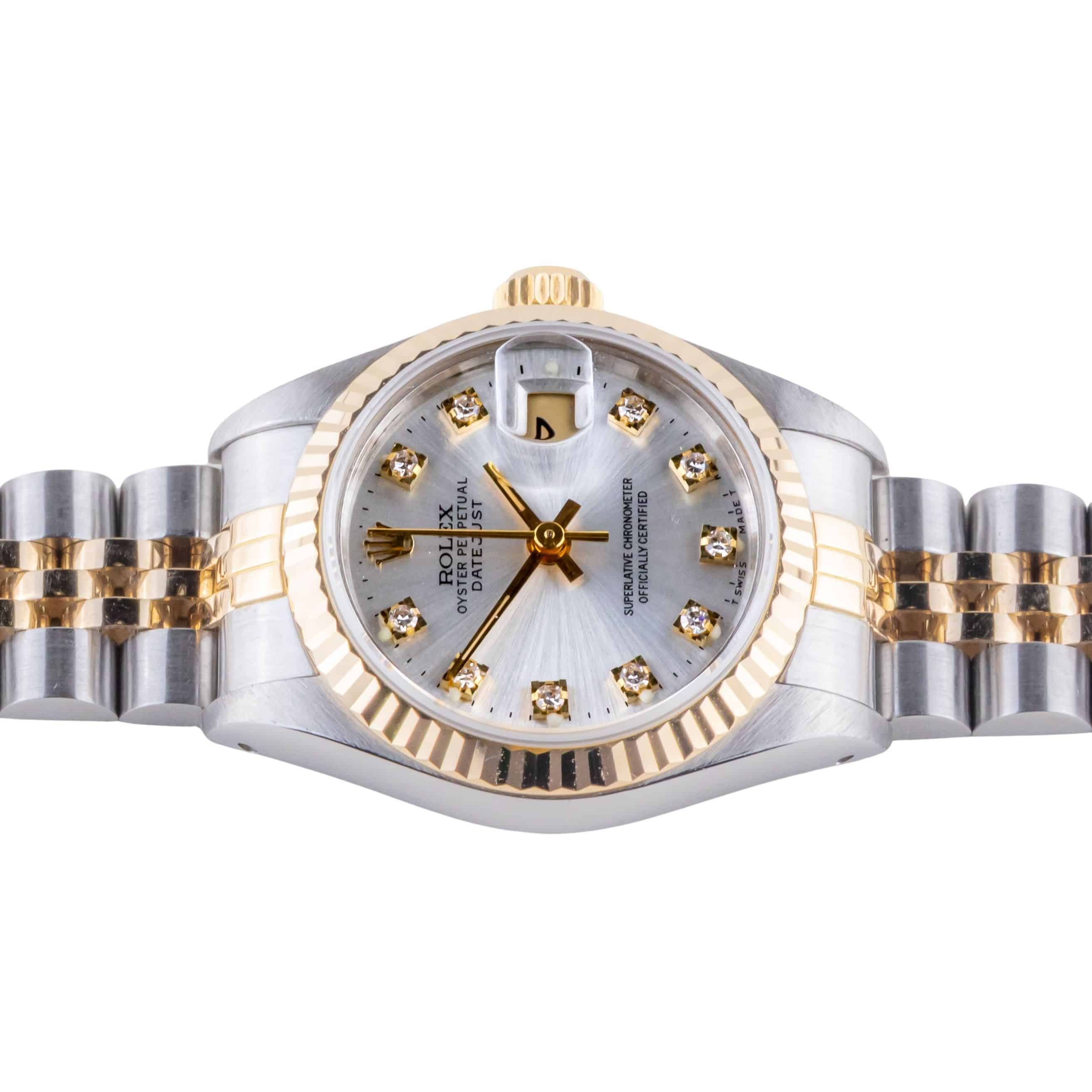 Rolex Lady-Datejust Silver Diamond 69173 1993 (Vollständiger Satz) 5 Rolex Lady-Datejust Silver Diamond 69173 1993 (Vollständiger Satz) – Bild 5