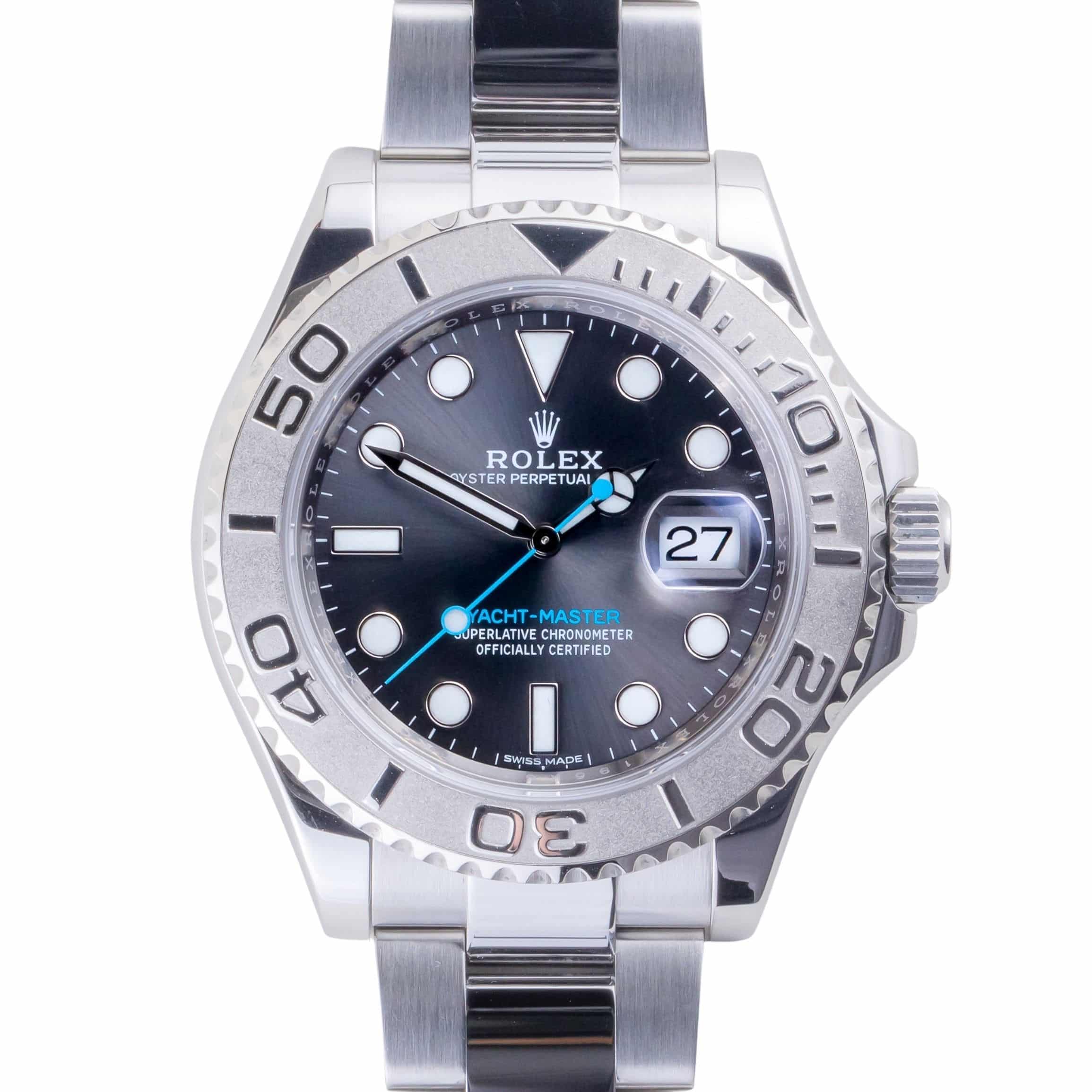 Rolex Oyster Perpetual Yacht-Master Rhodium 116622 2016 (Vollständiger Satz) 3 Rolex Oyster Perpetual Yacht-Master Rhodium 116622 2016 (Vollständiger Satz) – Bild 3