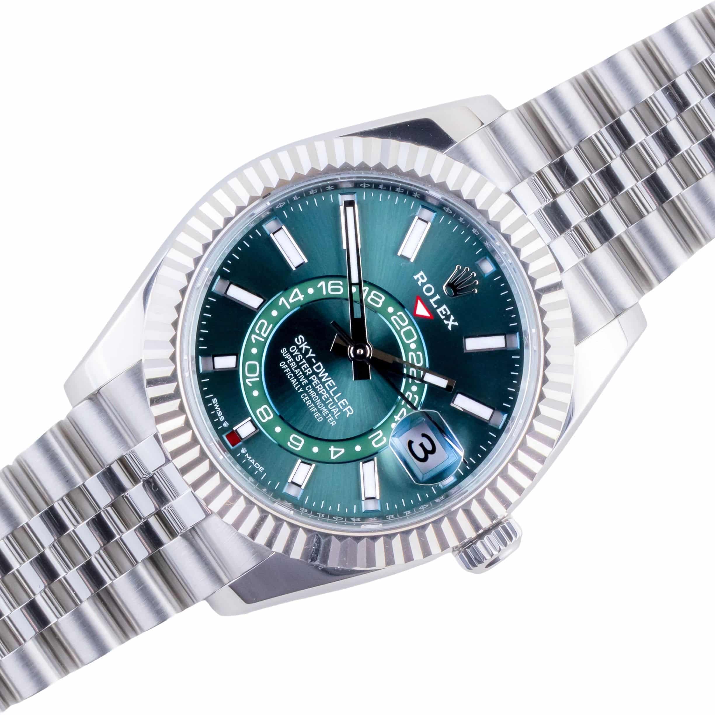 Rolex Sky-Dweller Mint Green 336934 2024 (Full Set) 1 rolex-sky-dweller-336934-3