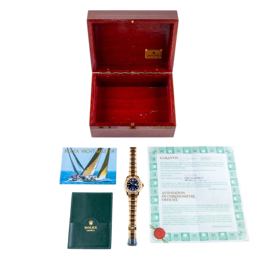 Rolex Oyster Perpetual Yacht Master 16628 1997 (Vollständiger Satz) 15 2E0B6976 1CG 3M Langedyk Vintage Watches