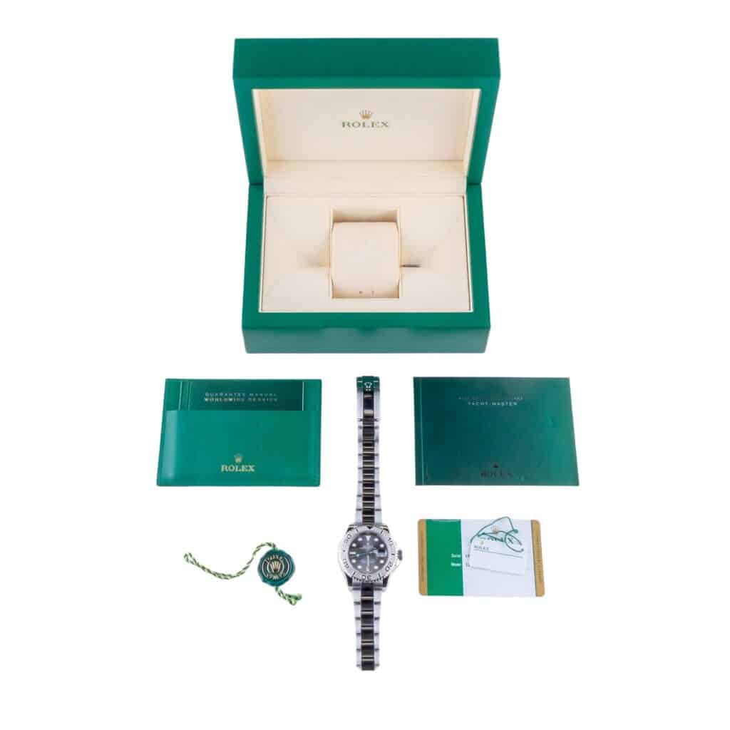 Rolex Oyster Perpetual Yacht-Master Rhodium 116622 2016 (Vollständiger Satz) 15 2E0B6990 1CG 3M Langedyk Vintage Watches