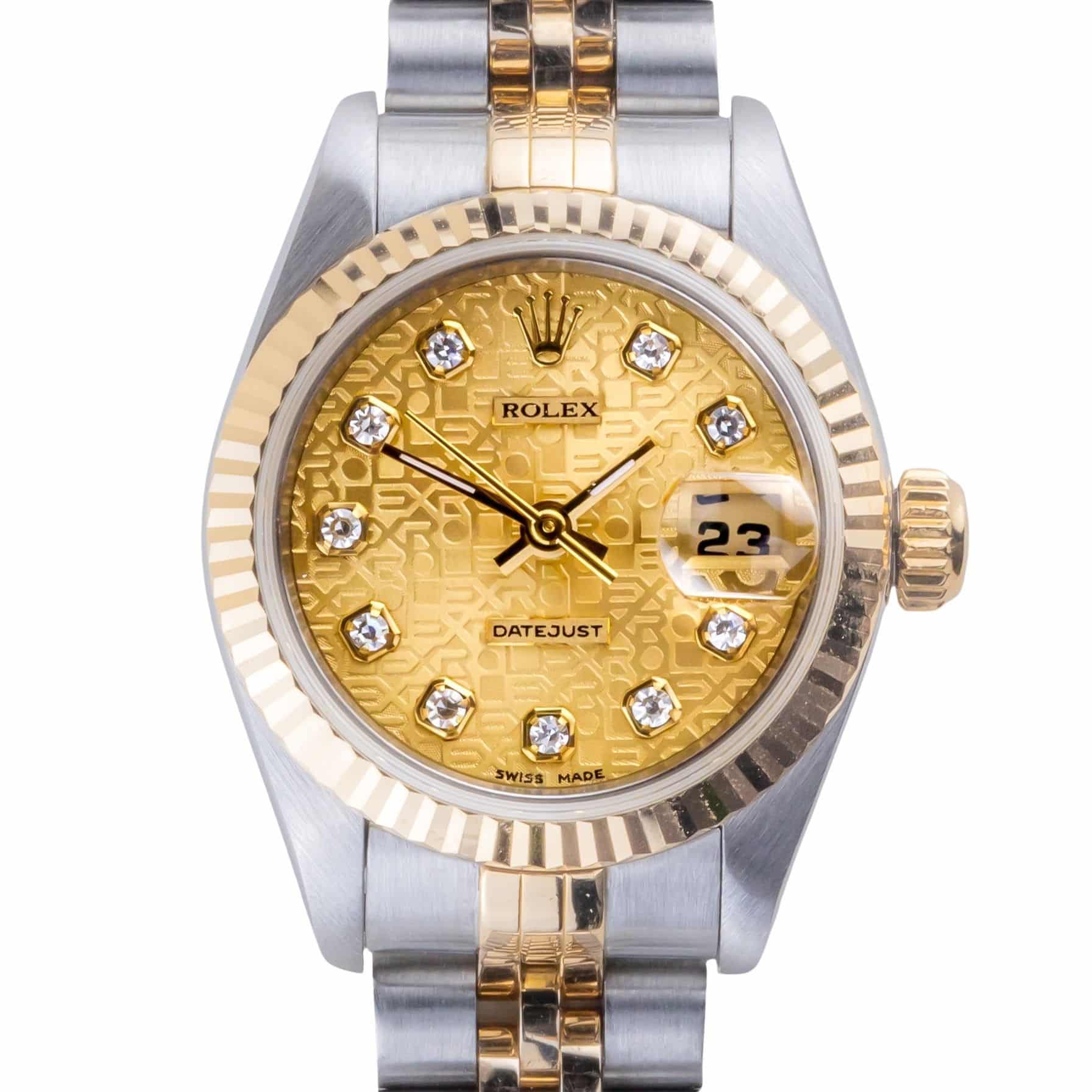 Rolex Lady-Datejust Logo Diamond 69173 1993 (Full Set) 3 2E0B6996 1CG 3M