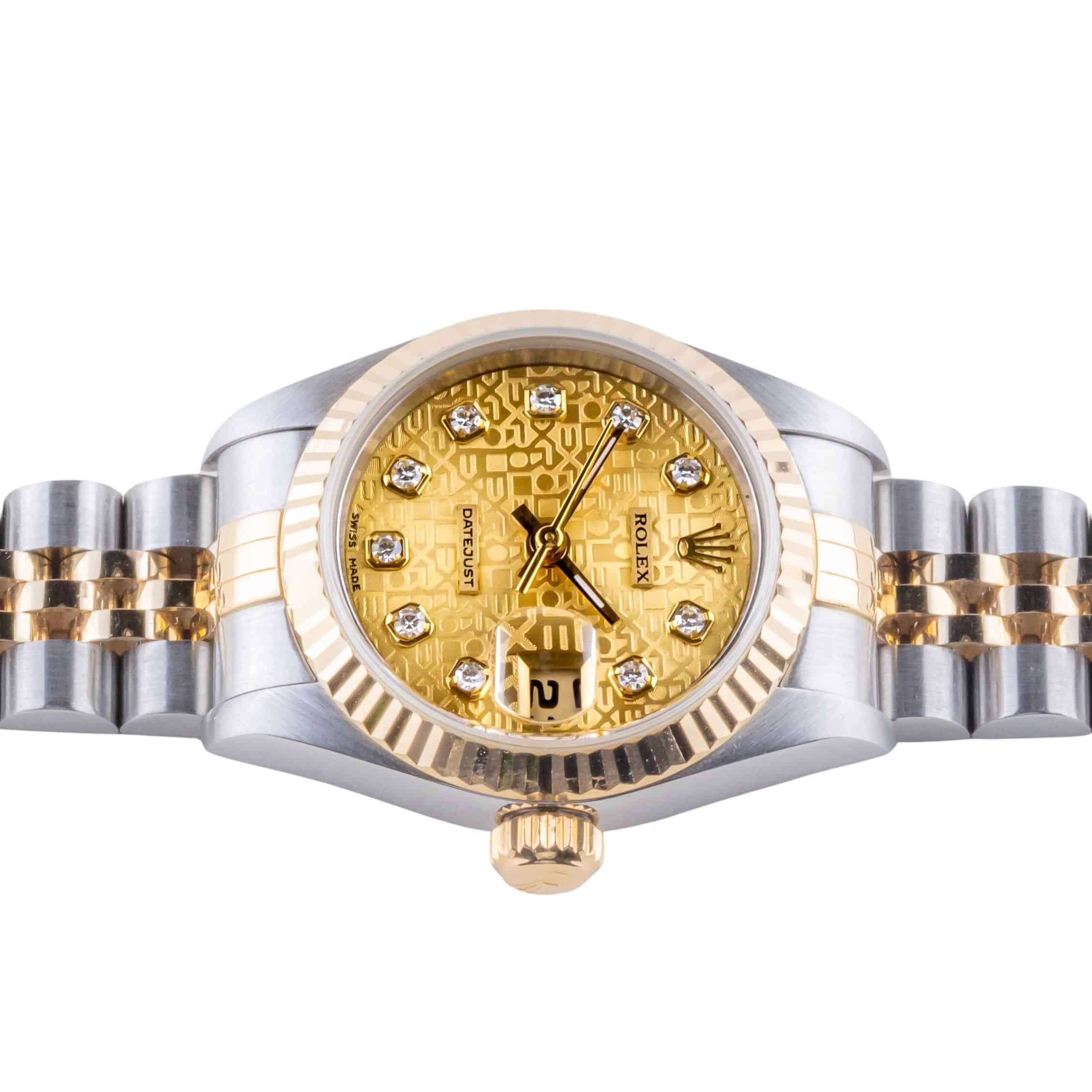 Rolex Lady-Datejust Logo Diamond 69173 1993 (Full Set) 6 2E0B7006 1CG 3M