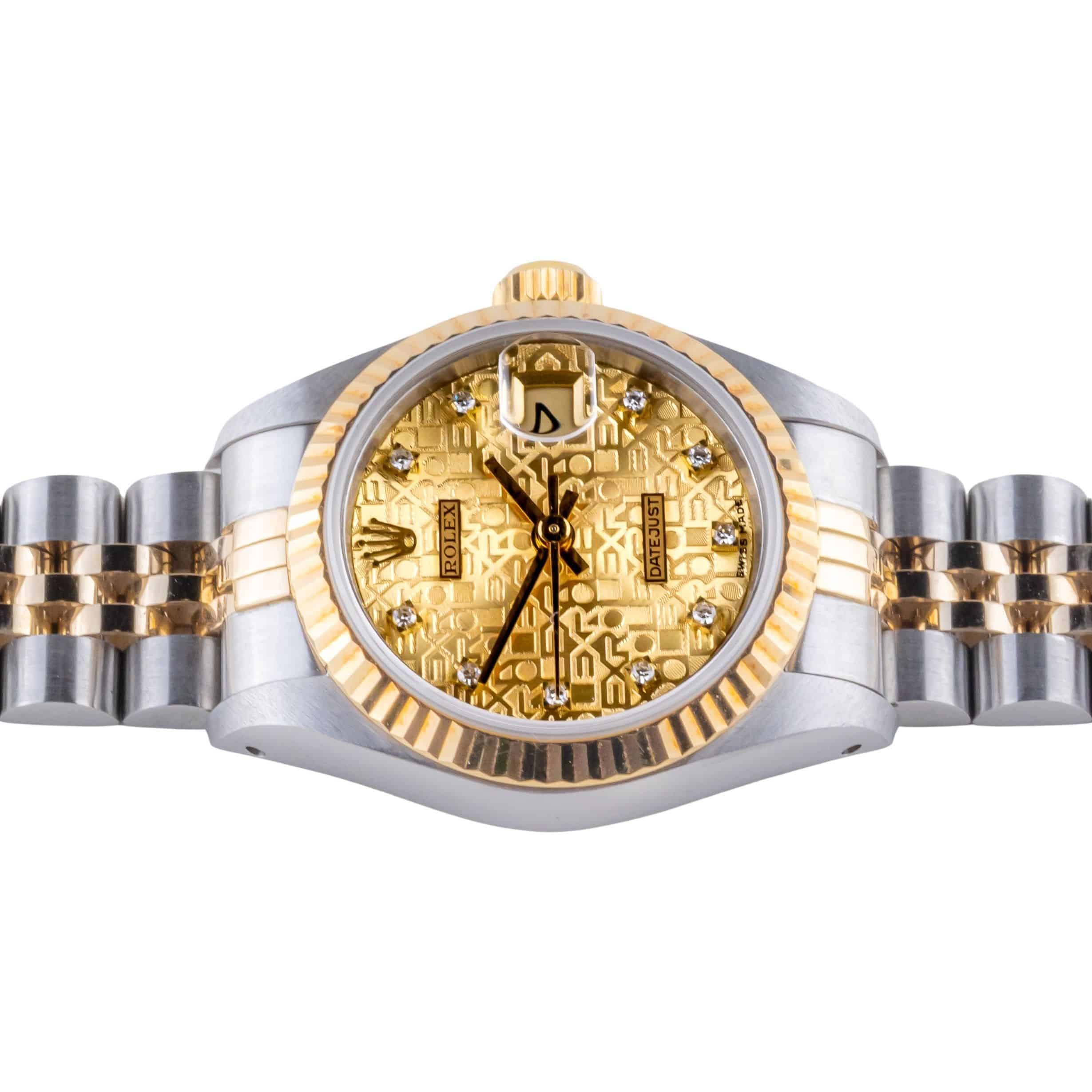 Rolex Lady-Datejust Logo Diamond 69173 1989 (Volledige Set) 5 Rolex Lady-Datejust Logo Diamond 69173 1989 (Volledige Set) - Afbeelding 5