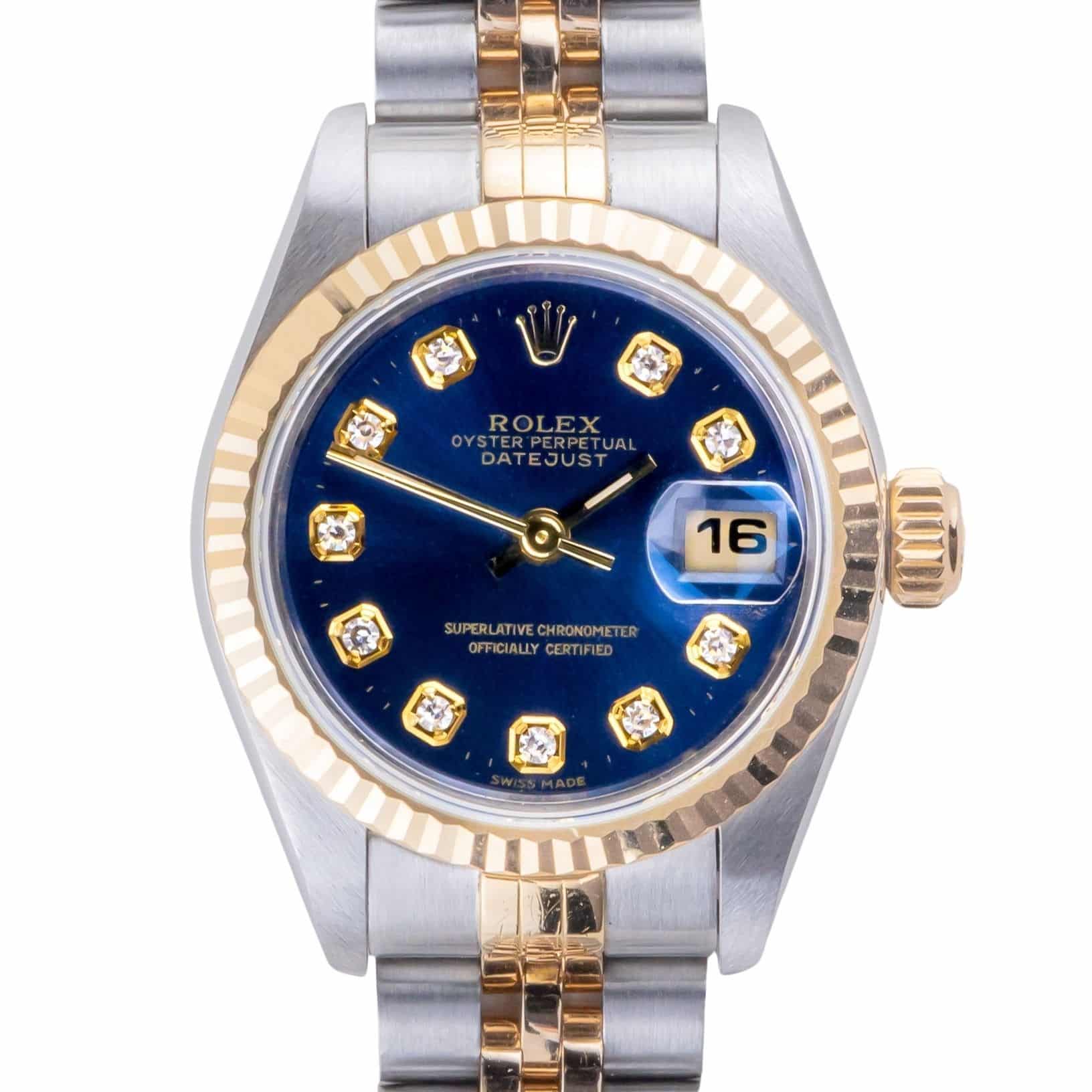 Rolex Lady-Datejust Blue Diamond 79173 1999 (Vollständiger Satz) 3 Rolex Lady-Datejust Blue Diamond 79173 1999 (Vollständiger Satz) – Bild 3