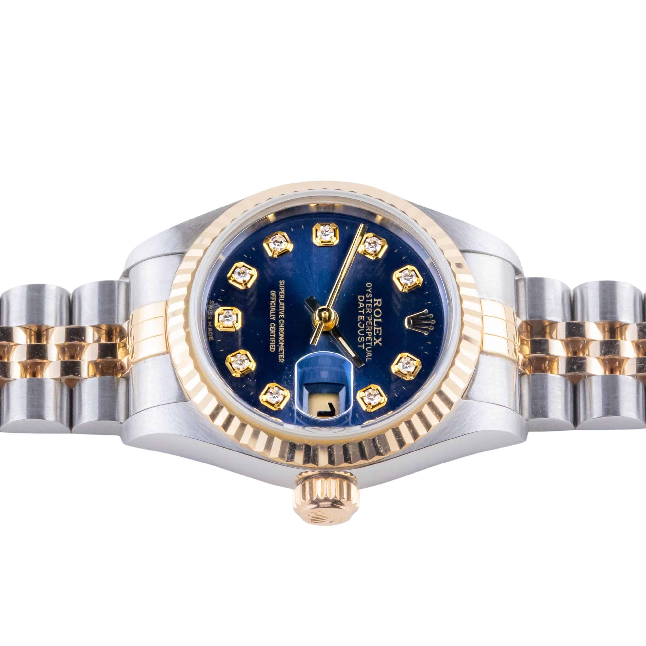 Rolex Lady-Datejust Blue Diamond 79173 1999 (Vollständiger Satz) 6 Rolex Lady-Datejust Blue Diamond 79173 1999 (Vollständiger Satz) – Bild 6