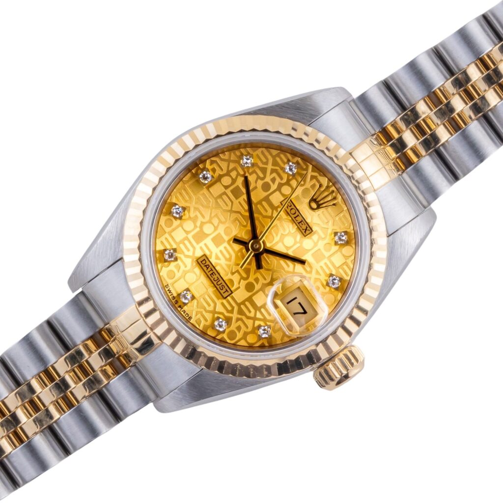 rolex-lady-datejust-logo-diamond-69173-1994-full-set