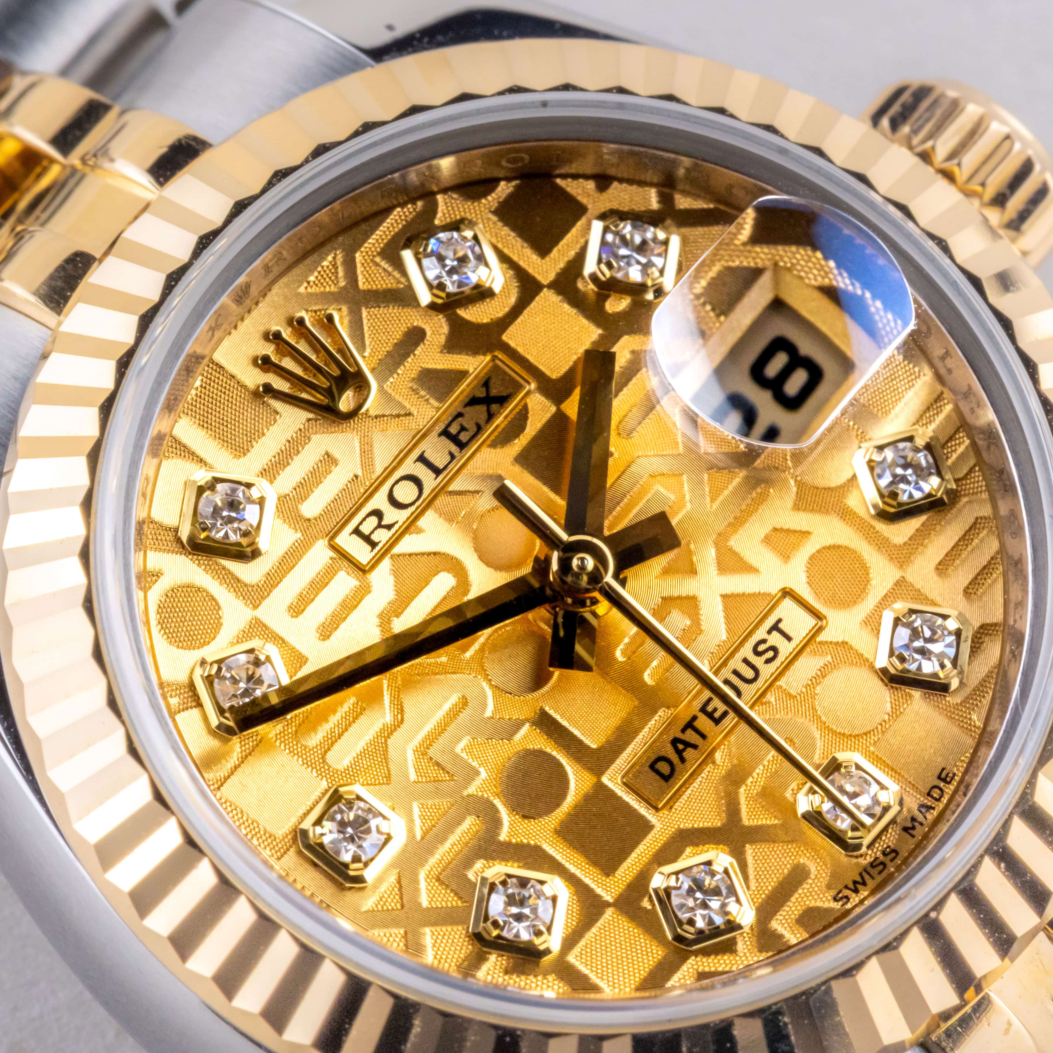 Rolex Lady-Datejust Champagne Diamond 179173 2009 (Full Set) 2 2E0B7145 1CG 3M