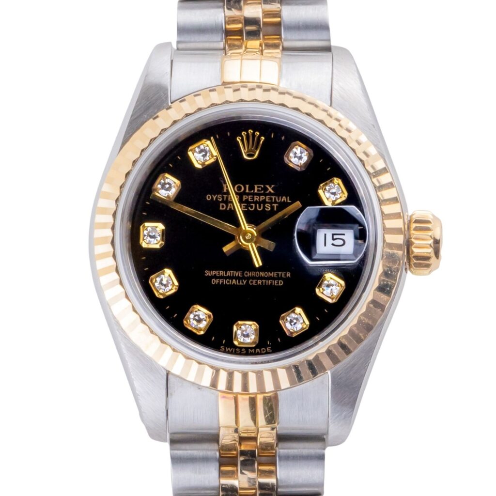 Rolex Lady-Datejust Black Diamond 69173 1987 (Full Set) 10 2E0B7169 1CG 3M