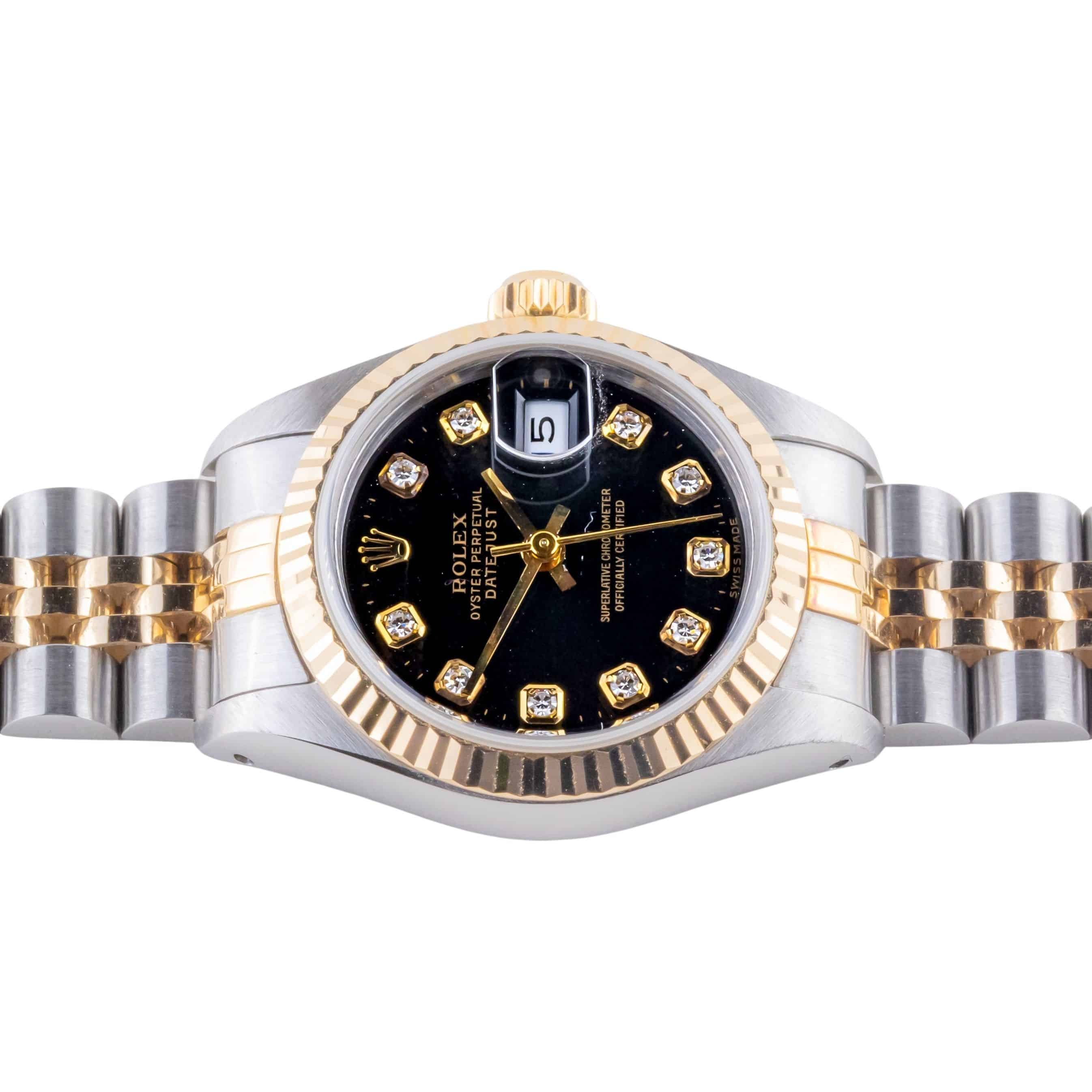 Rolex Lady-Datejust Black Diamond 69173 1987 (Full Set) 5 2E0B7174 1CG 3M