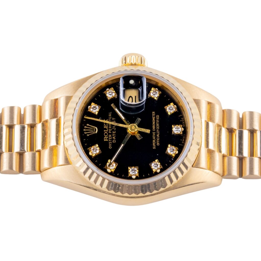 Rolex Lady-Datejust Black Diamond 69178 1989 (Full Set) 12 2E0B7289 1CG 3M