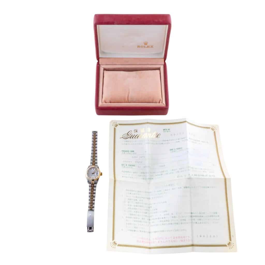 Rolex Lady-Datejust Silver Diamond 69173 1988 (Full Set) 15 2E0B7365 1CG 3M