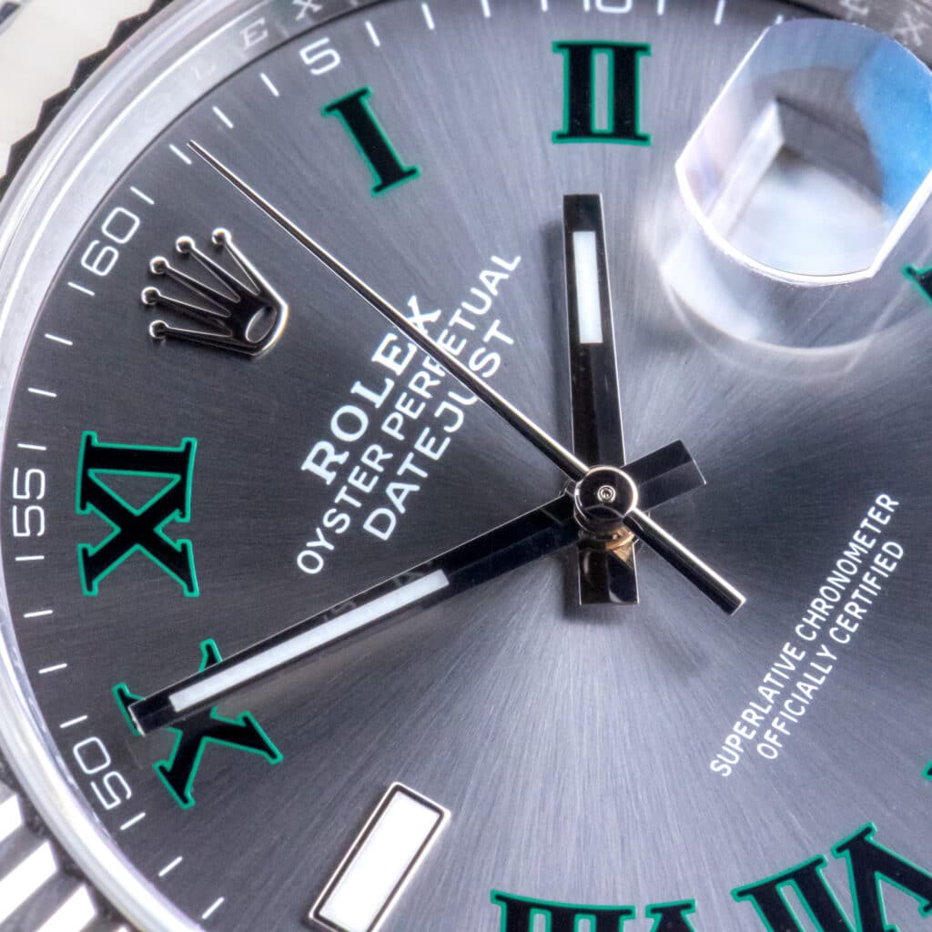 Alternative view of Rolex Datejust 41 Wimbledon 126334 2026 (Vollständiger Satz)