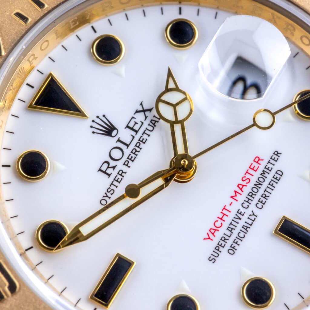 Alternative view of Rolex Oyster Perpetual Yacht Master White 16628 2006 (Vollständiger Satz)