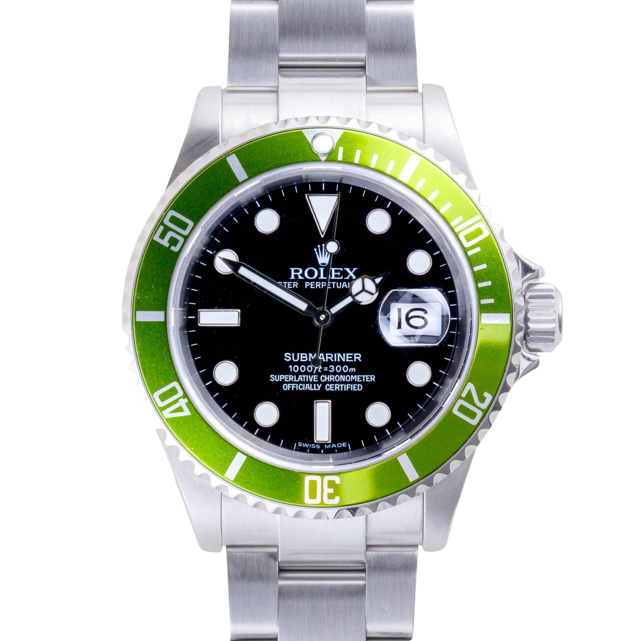 Rolex Submariner "Kermit" 16610LV 2007 (Full Set) 3 2E0B8014 1CG 3M