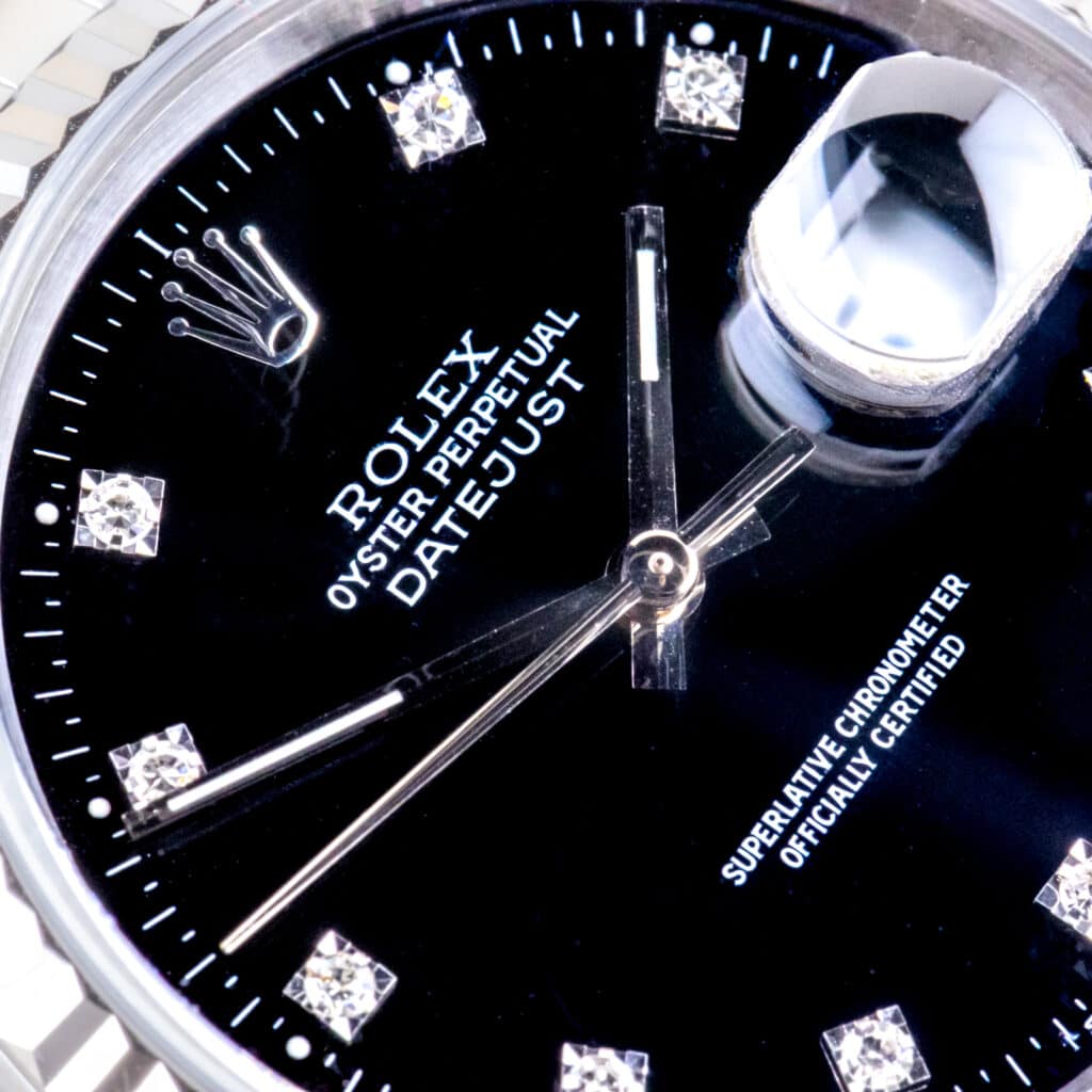 Alternative view of Rolex Datejust Black 16234 1996 (Vollständiger Satz)