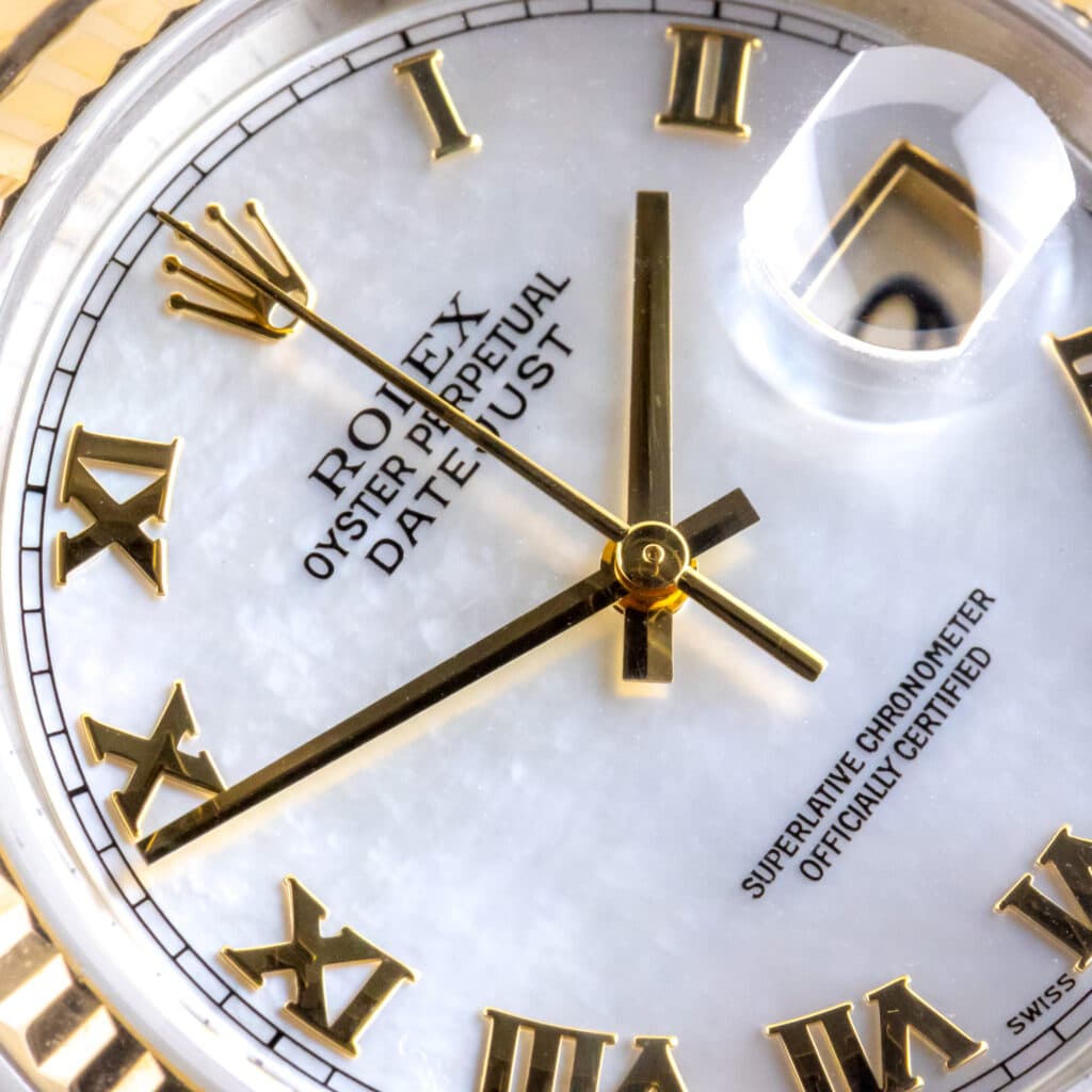 Alternative view of Rolex Oyster Perpetual Datejust MOP 16233 1995 (Volledige Set)