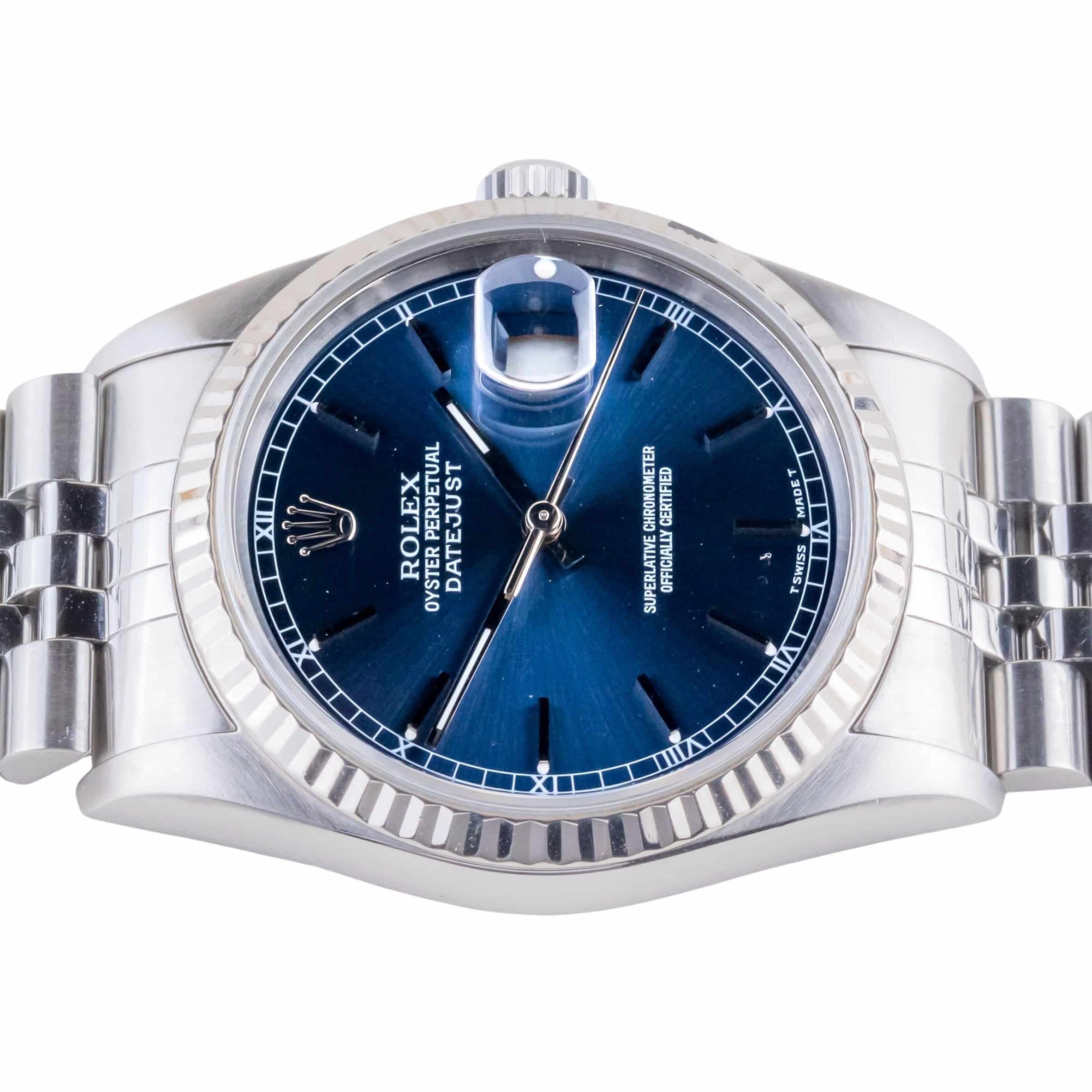 Rolex Oyster Perpetual Datejust Blue 16234 1997 (Full Set) 5 2E0B8209 1CG 3M